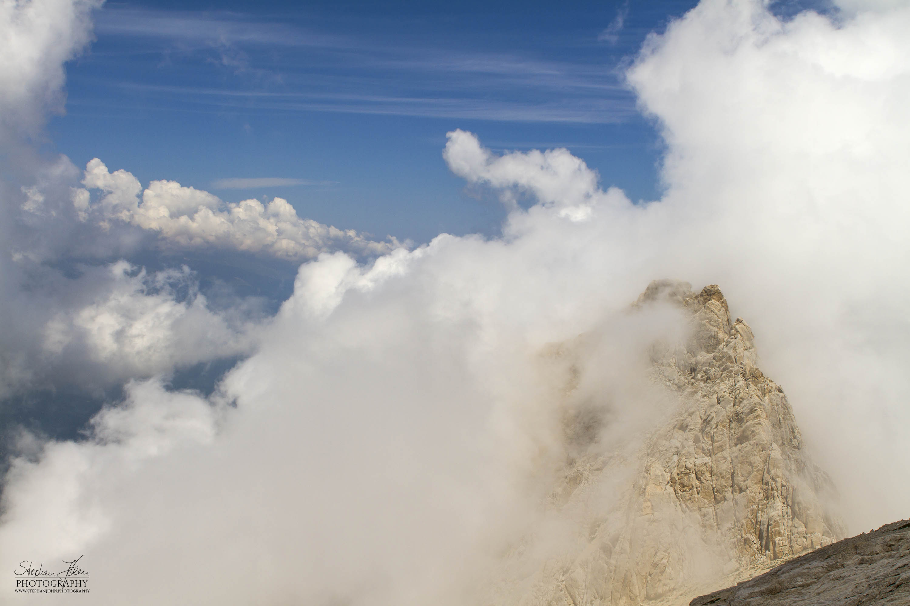 View to the Gran Sasso Corno Piccolo (2655m)