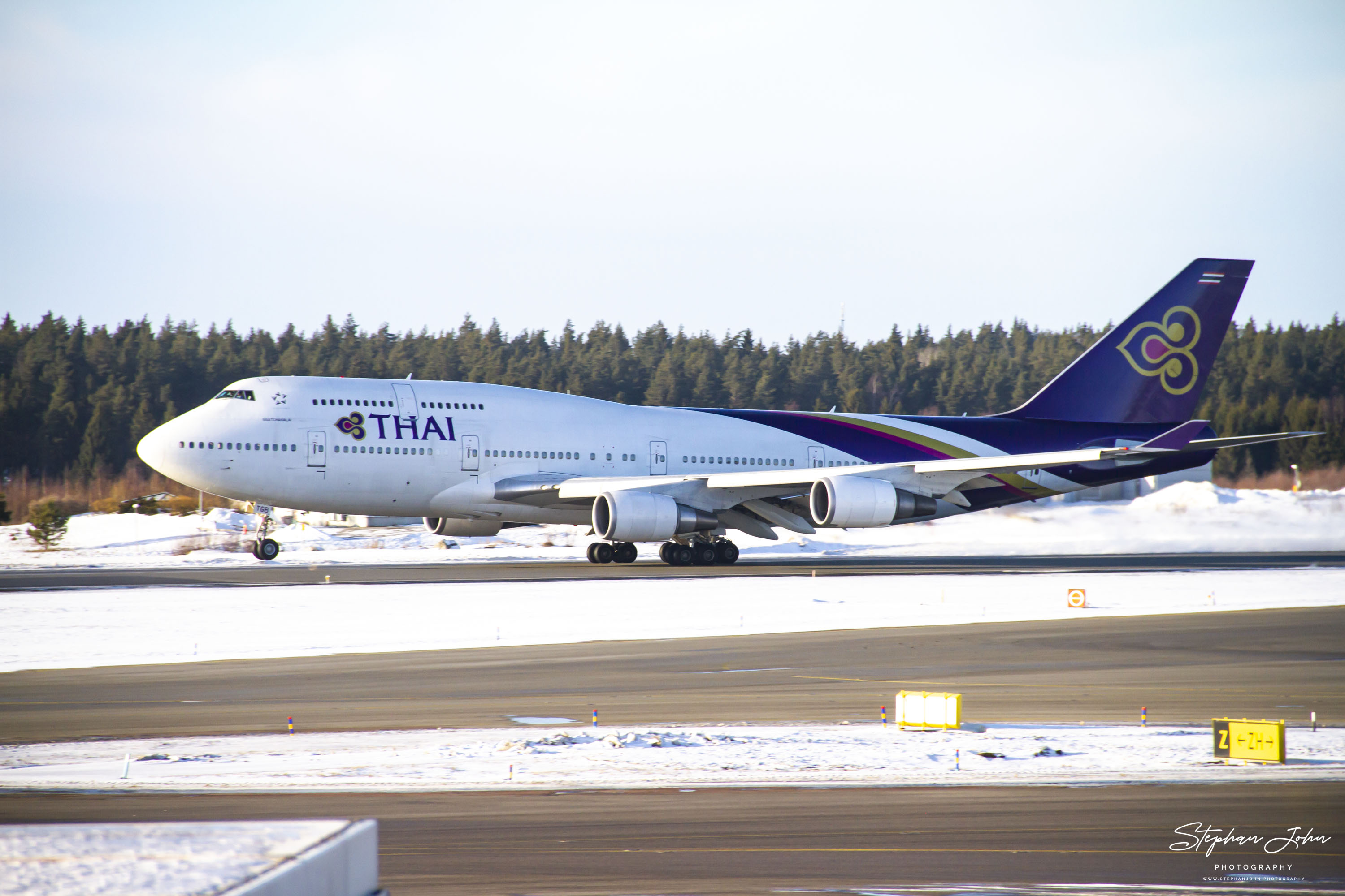 <p>Boeing 747-400 'Si Satchanalai' der Thai Airways International</p>