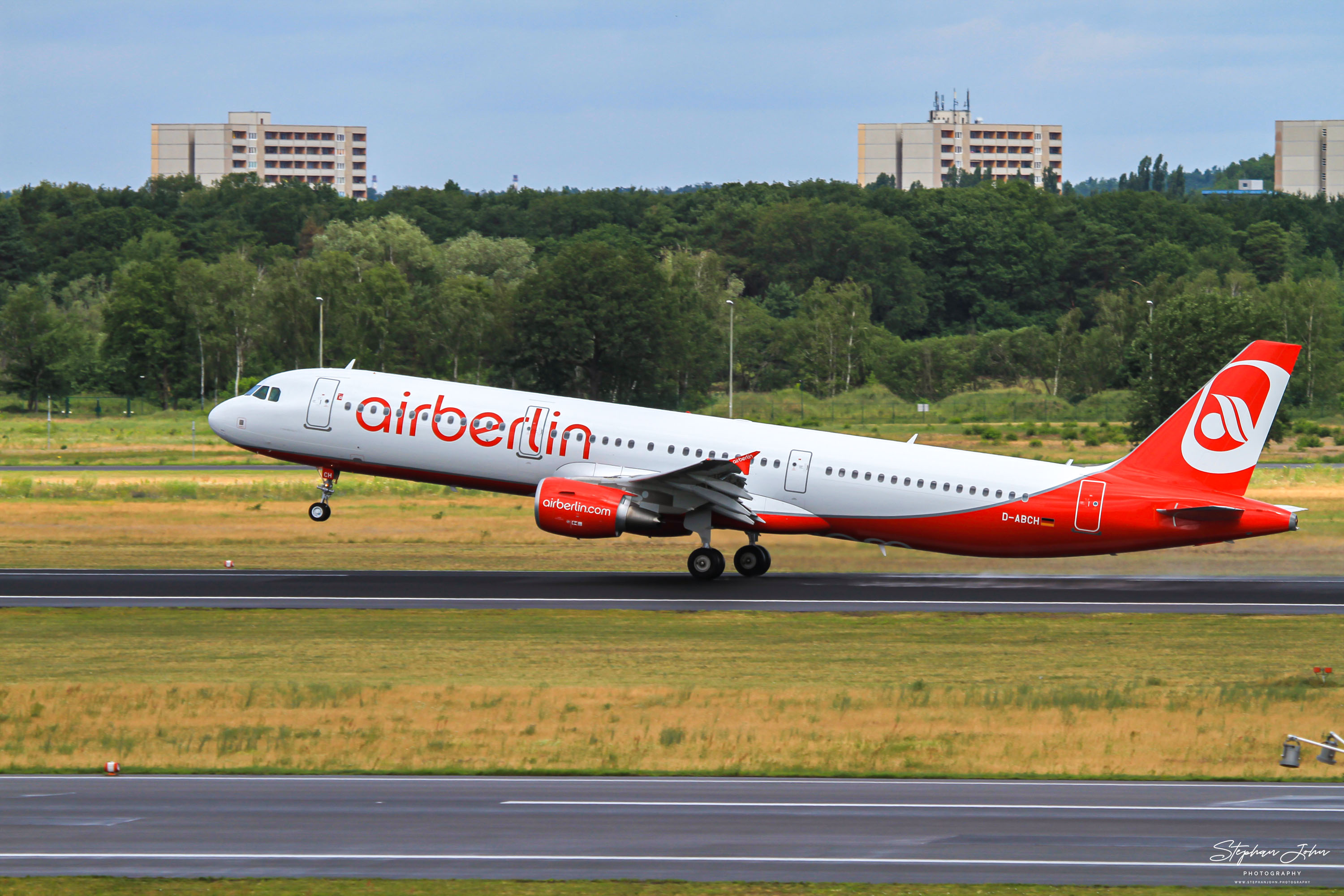 Airbus A-321 von Air Berlin