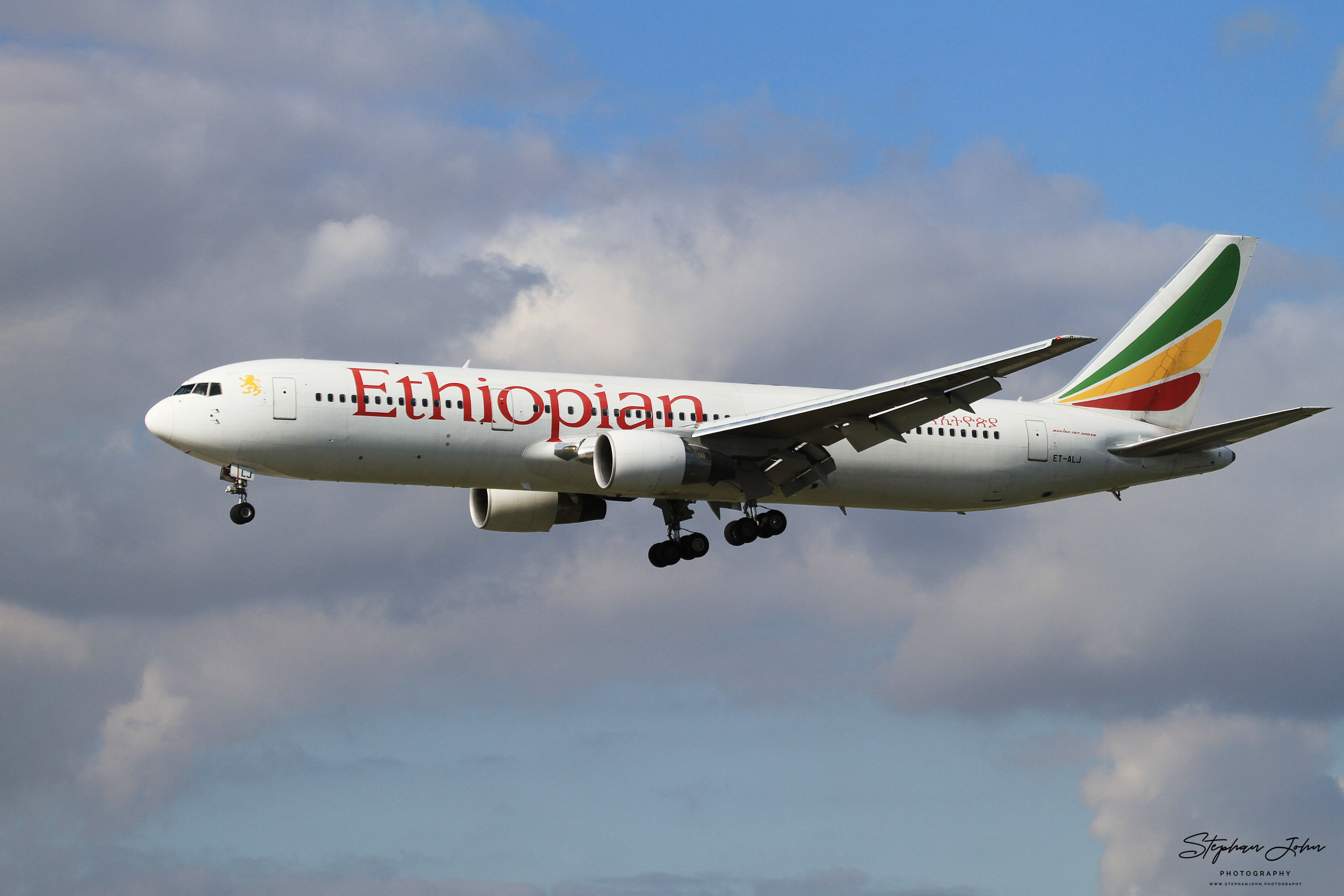 Boeing 767-300 der Ethiopian Airlines