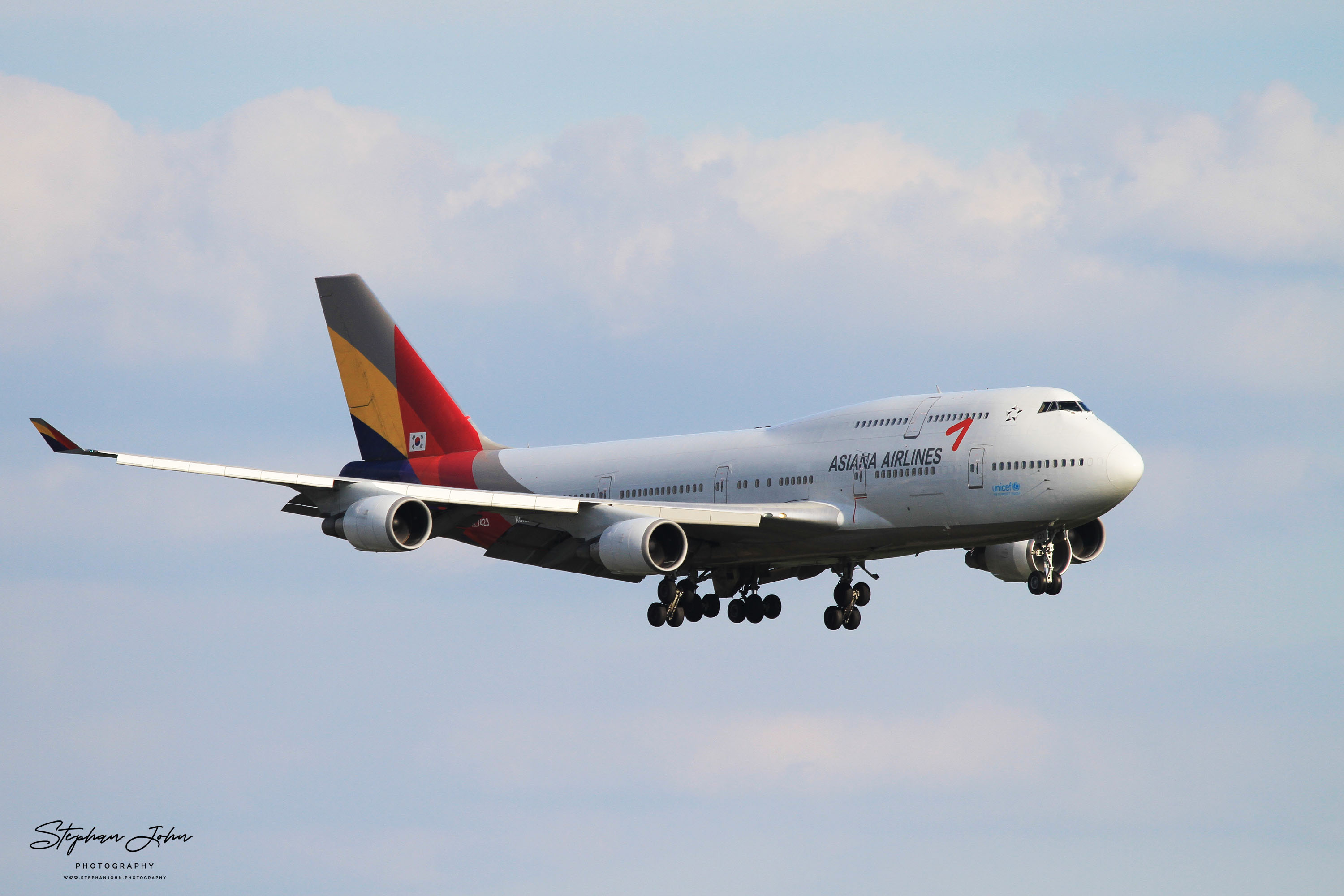 Boeing 747-400(F) der Asiana Airlines