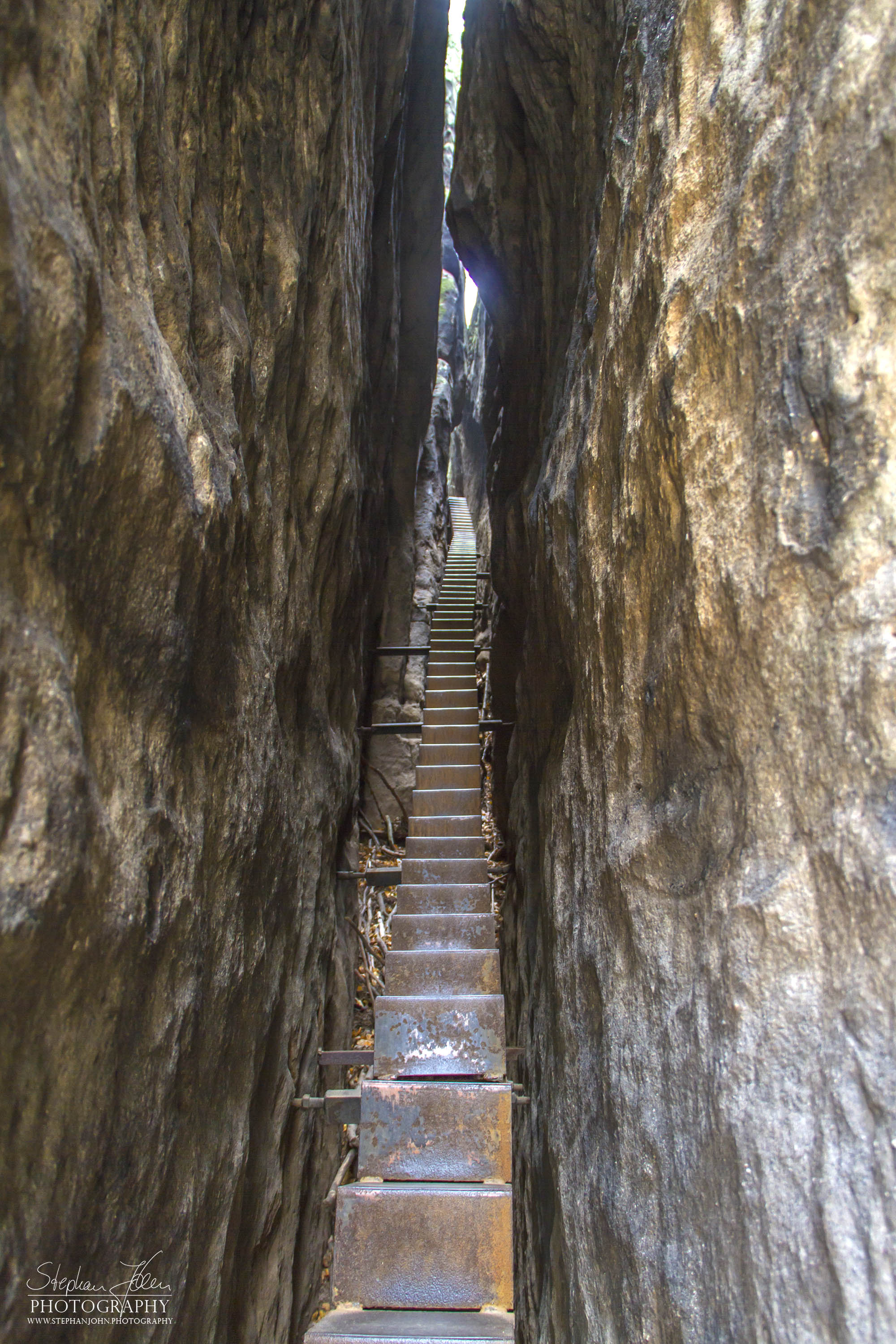 <p>Himmelsleiter am Kuhstall in der Sächsischen Schweiz</p>