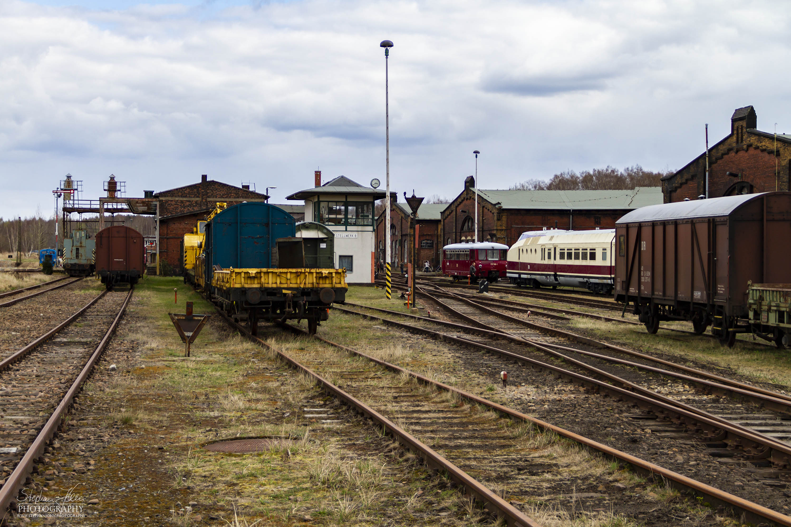 Außengelände im Eisenbahnmuseum