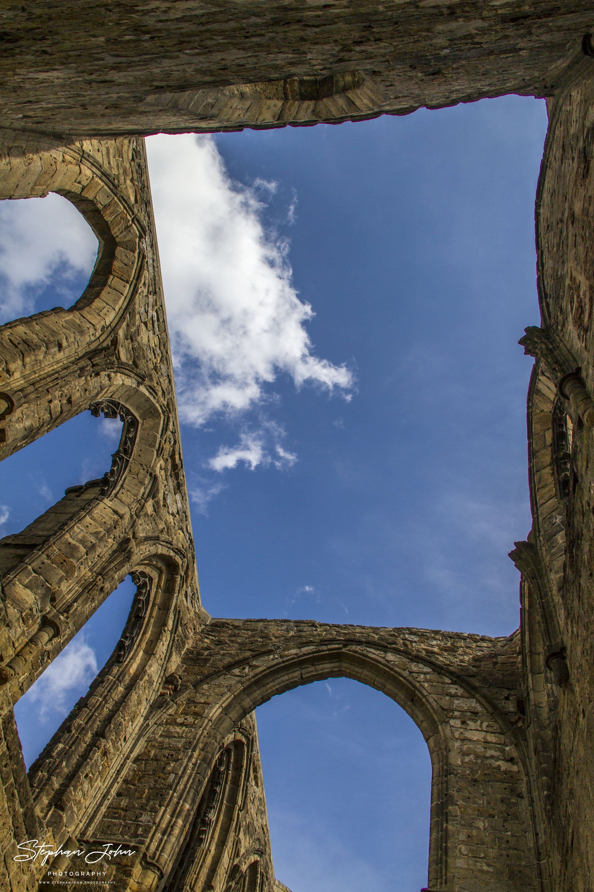 In der Ruine des Klosters Oybin