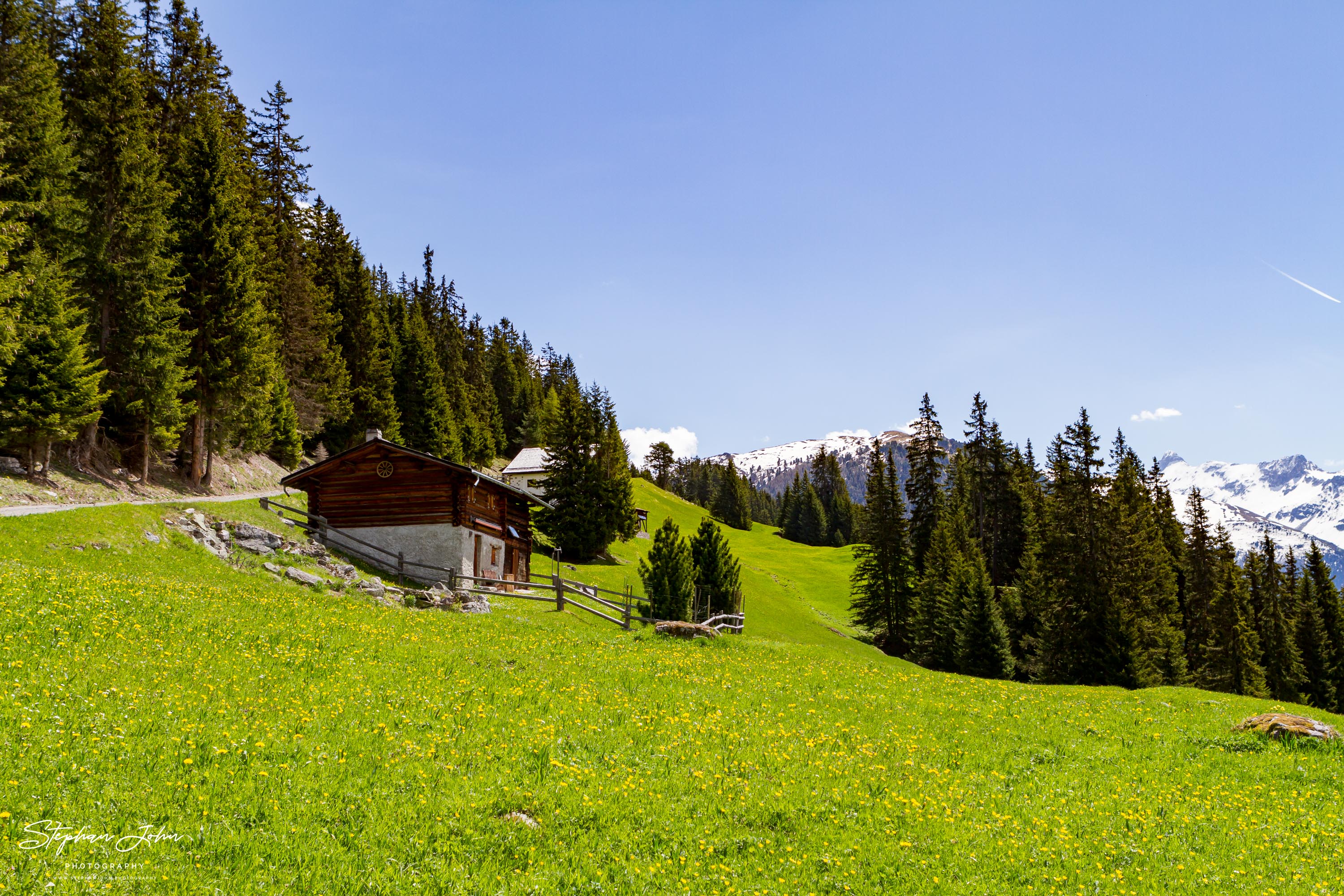 <p>Bergalm in Graubünden</p>