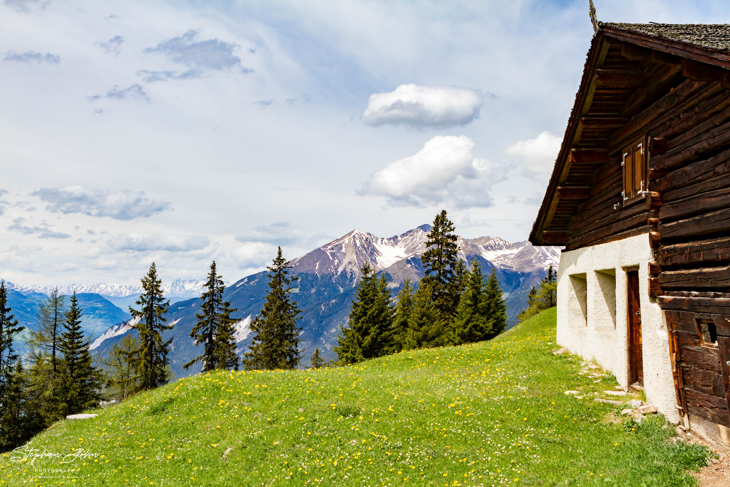 <p>Almhütte bei der Heidi-Alm oberhalb von Filisur</p>