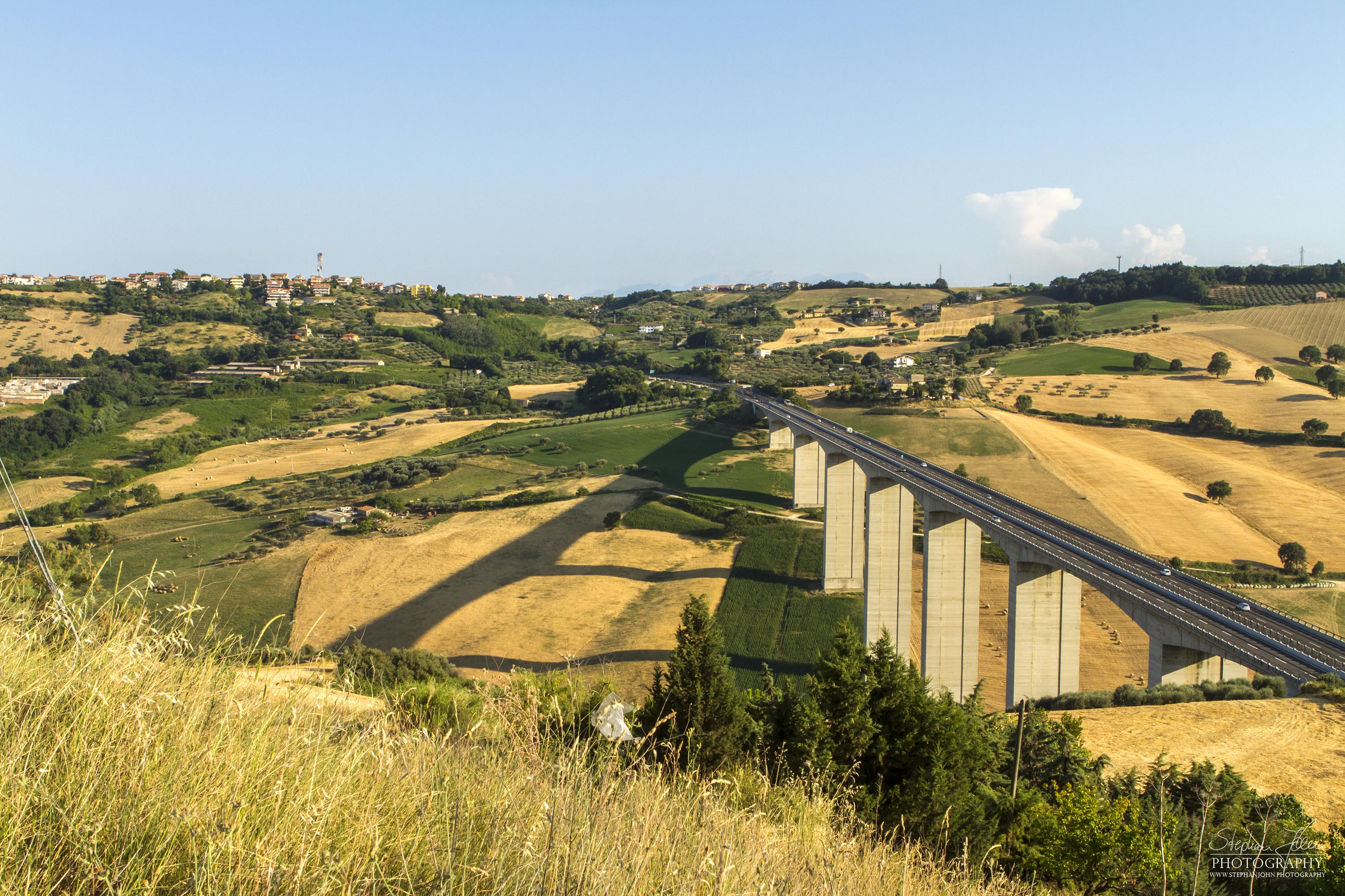 The A14 motorway bridge in Silvi