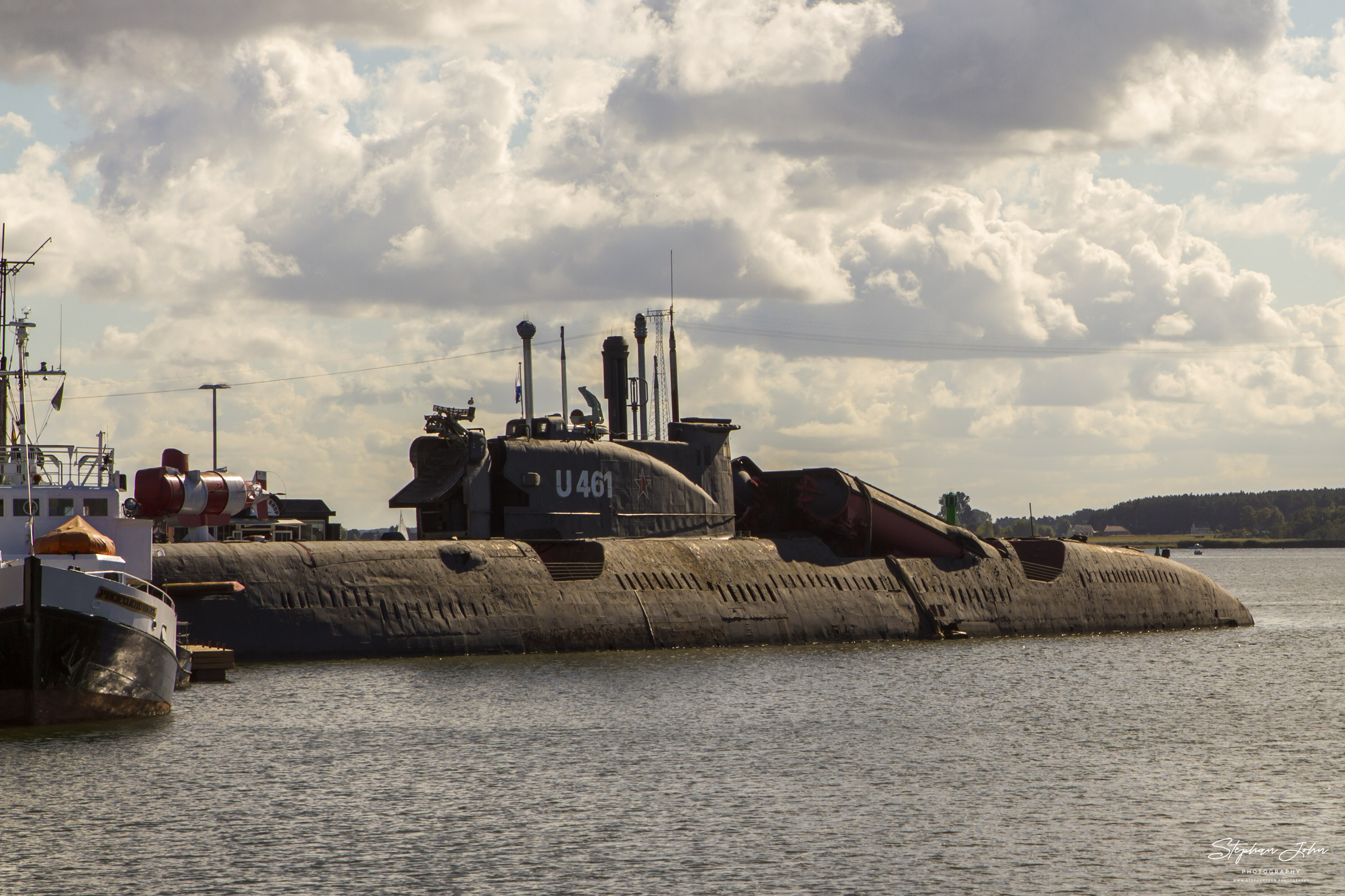 Das ehemalige russisches U-Boot U 461 in Peenemünde dient heute als Museum.