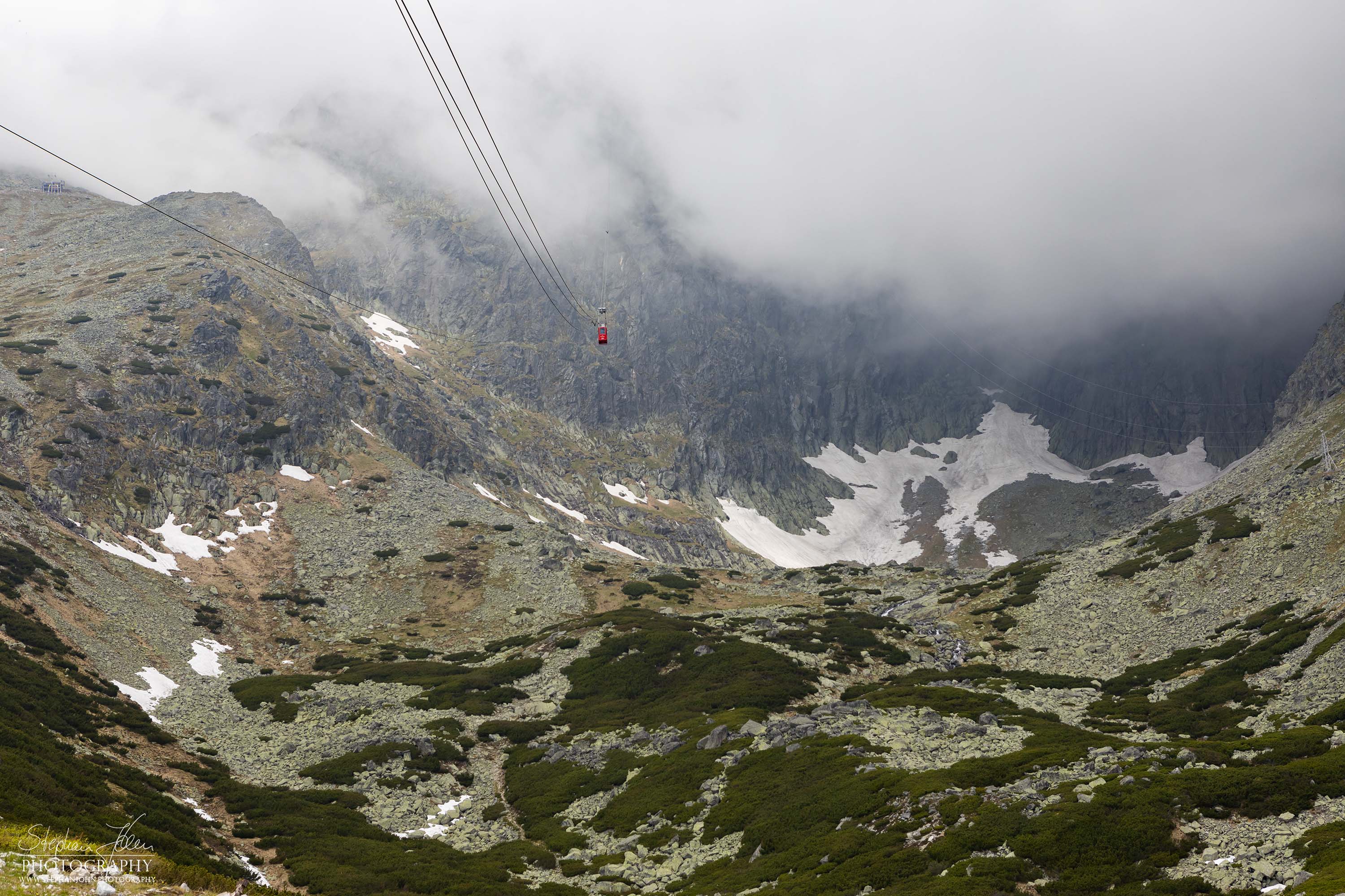 Seilbahn vom Skalnaté Pleso zur Lommnitzer Spitze