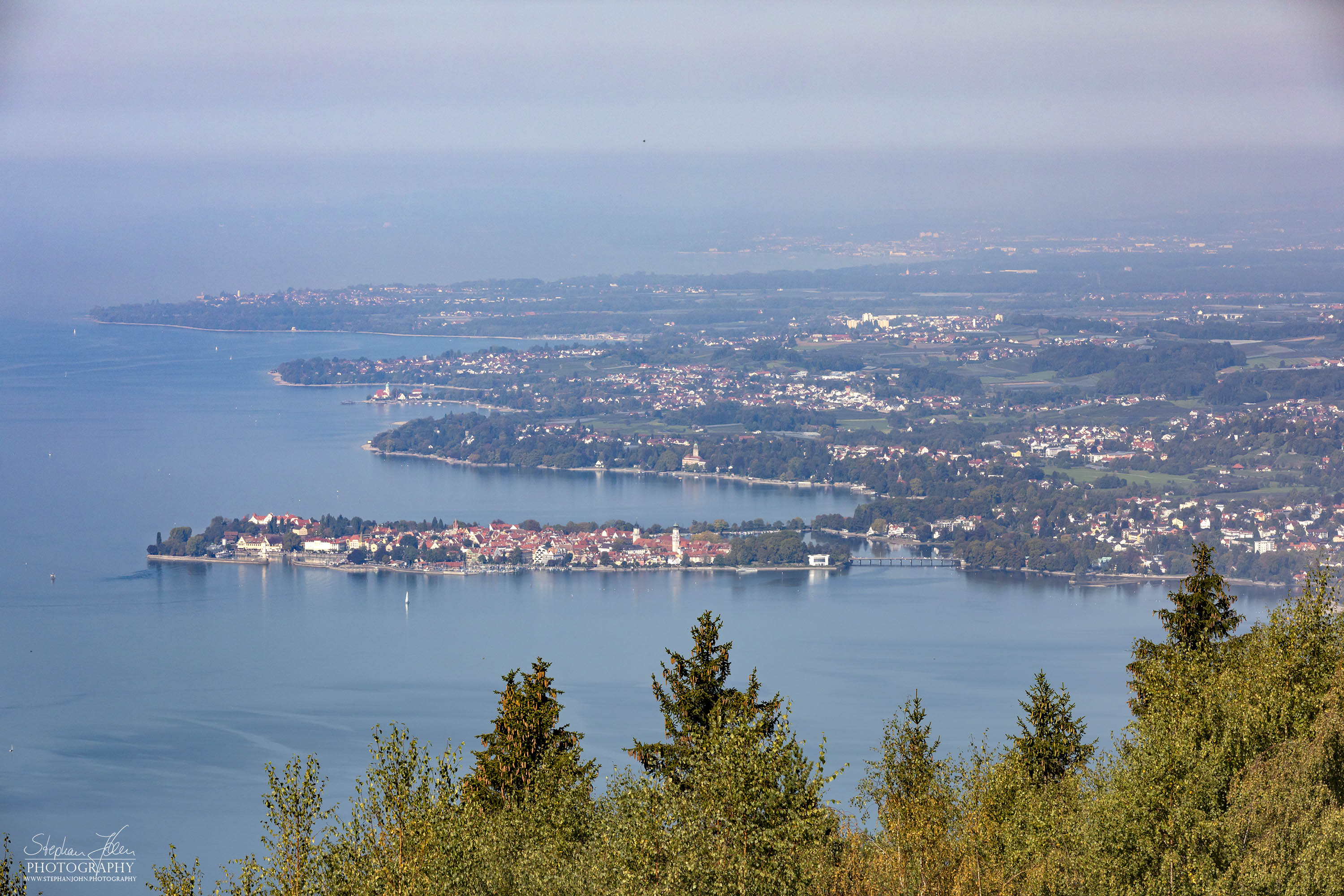 Blick vom Pfänder in Richtung Lindau