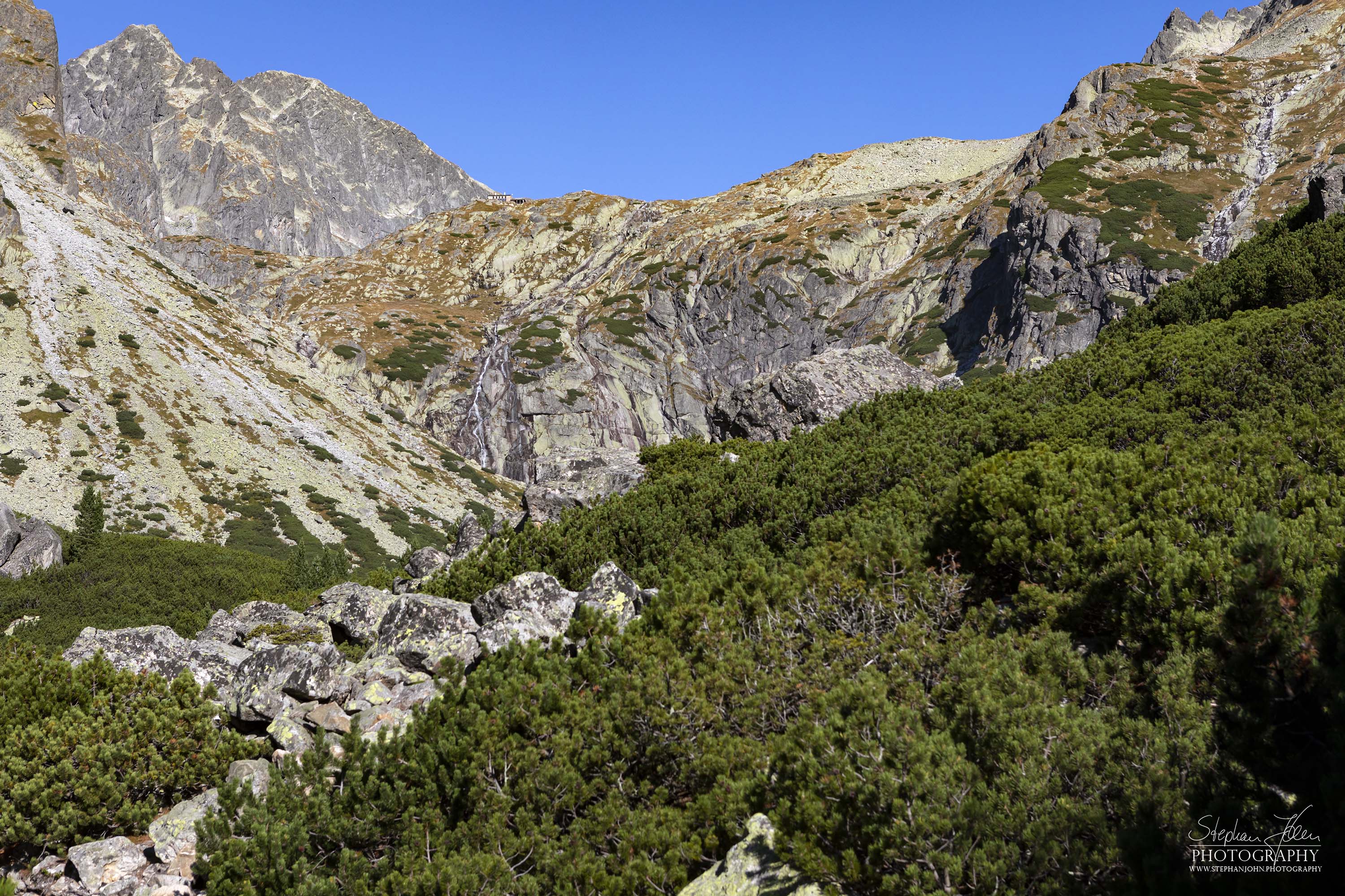 Malá Studená dolina in Vysoké Tatry mit Blick zur Téryhütte