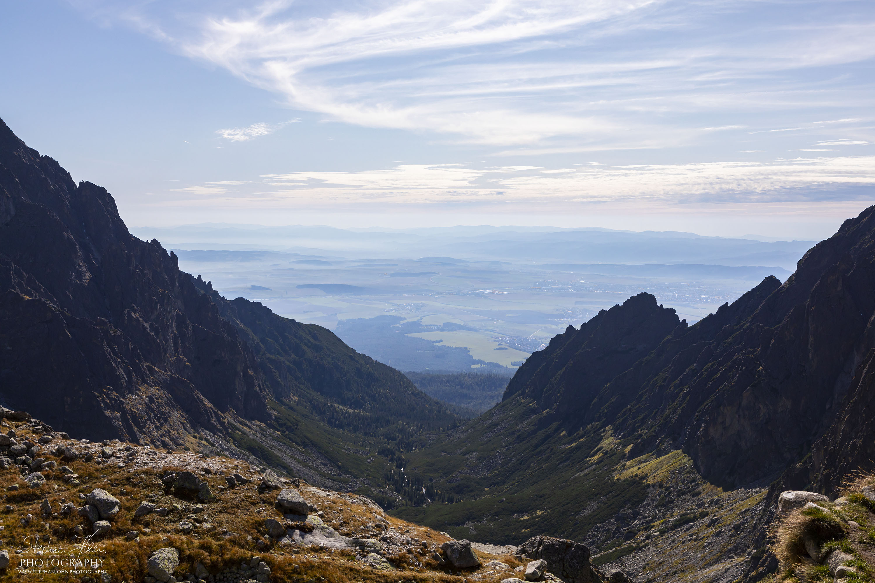 Blick von der Téryhütte in das Malá Studená dolina (Kleines Kaltbachtal)