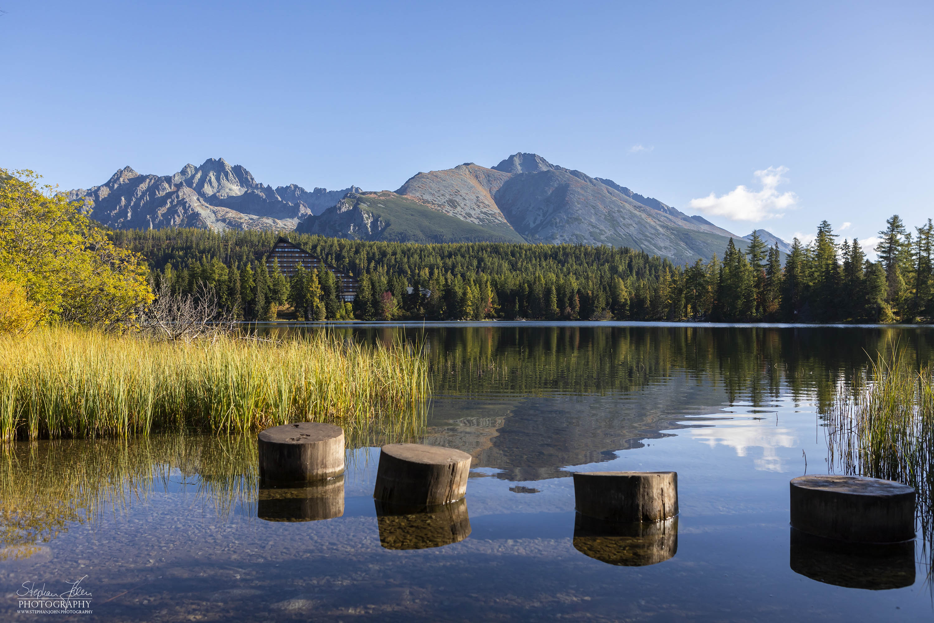 Štrbské Pleso mit demgleichnamigen See.