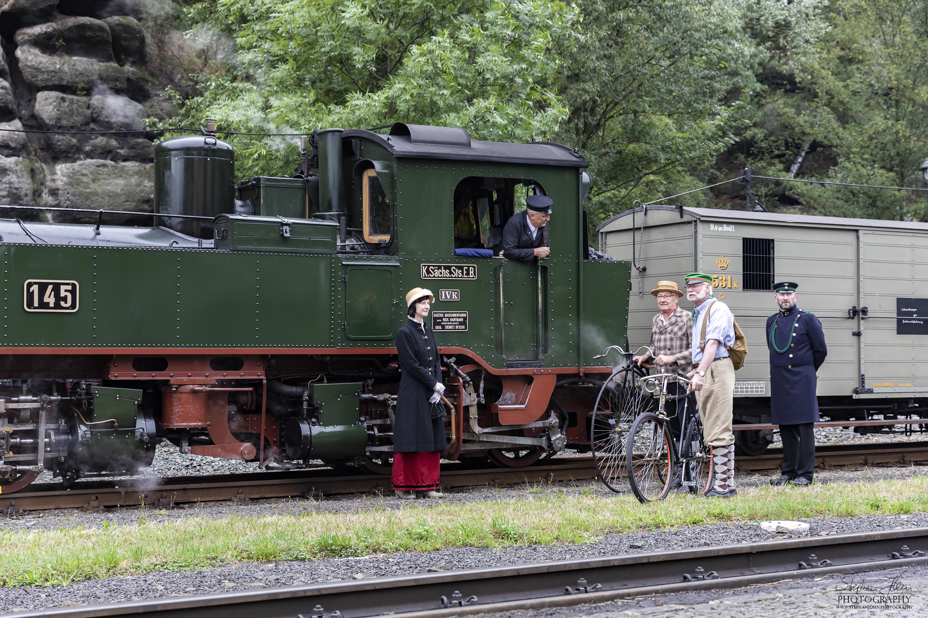 Begegnungen im Bahnhof Oybin