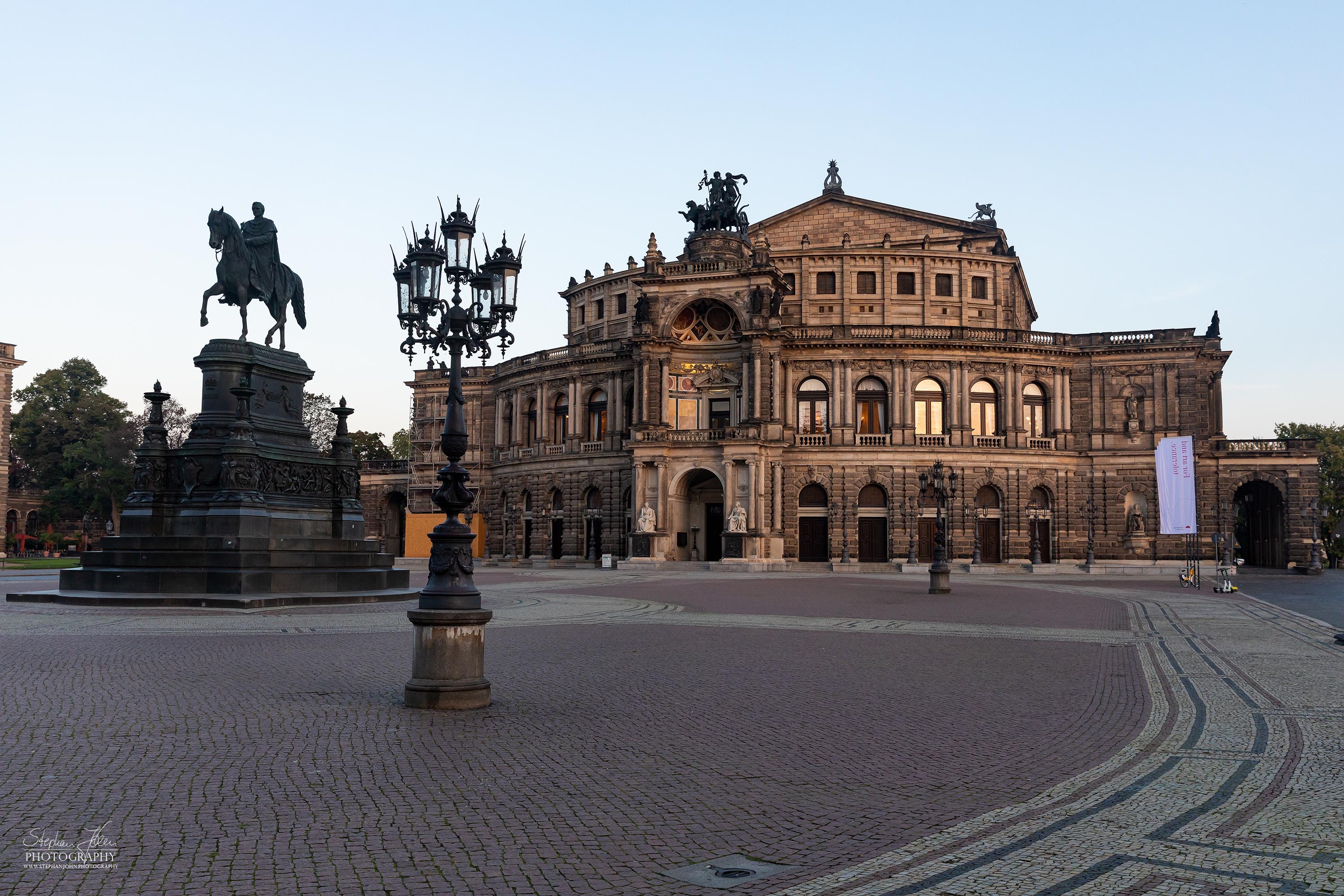 Die Semperoper in Dresden