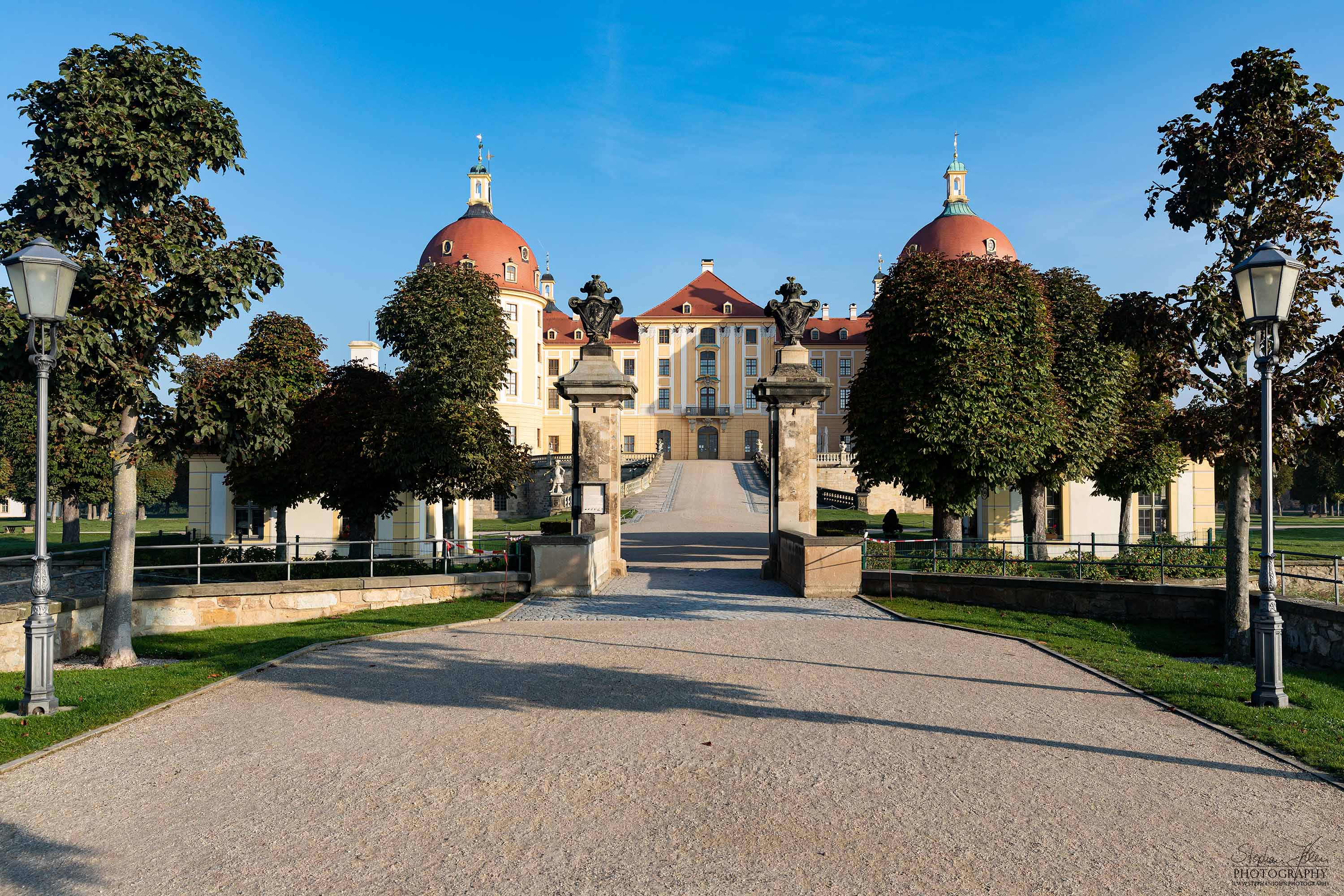 Weg zum Schloss Moritzburg