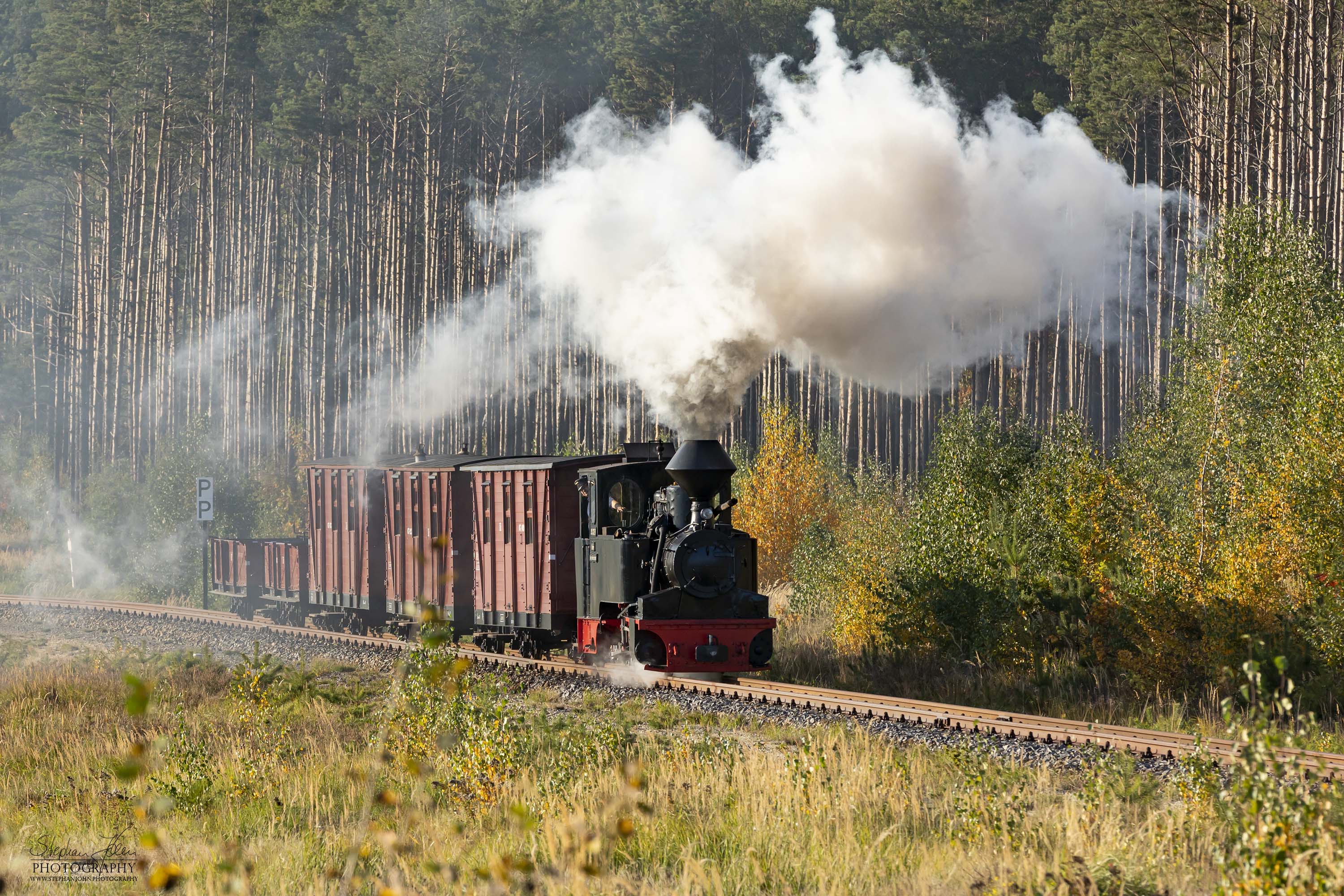 Lok 99 3312 zieht einen GmP zum Schweren Berg