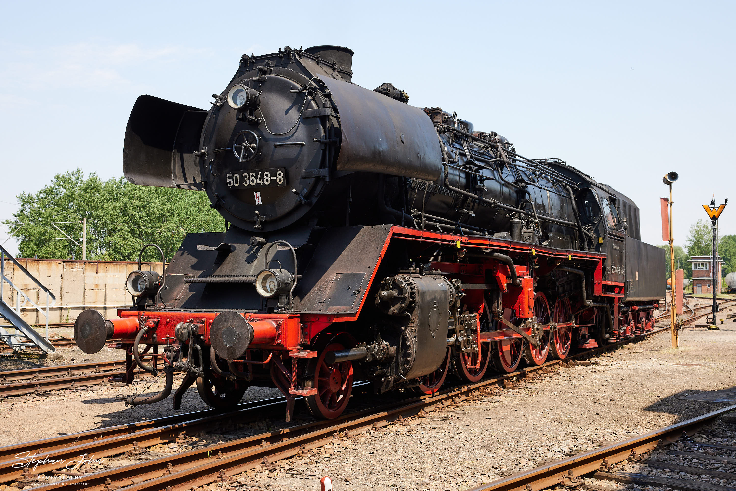 Lok 50 3648 im BW Chemnitz-Hilbersdorf