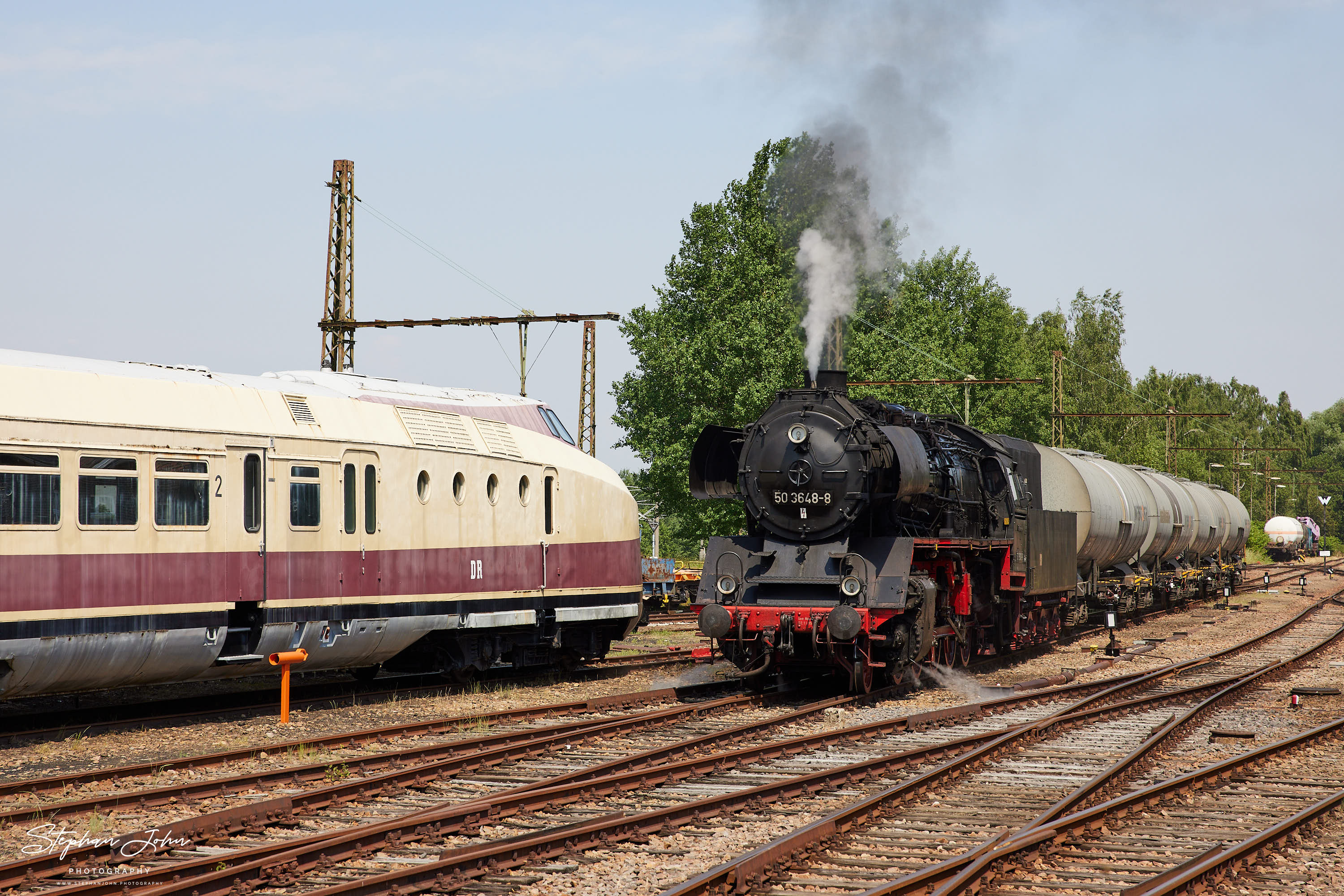 Lok 50 3648 im BW Chemnitz-Hilbersdorf