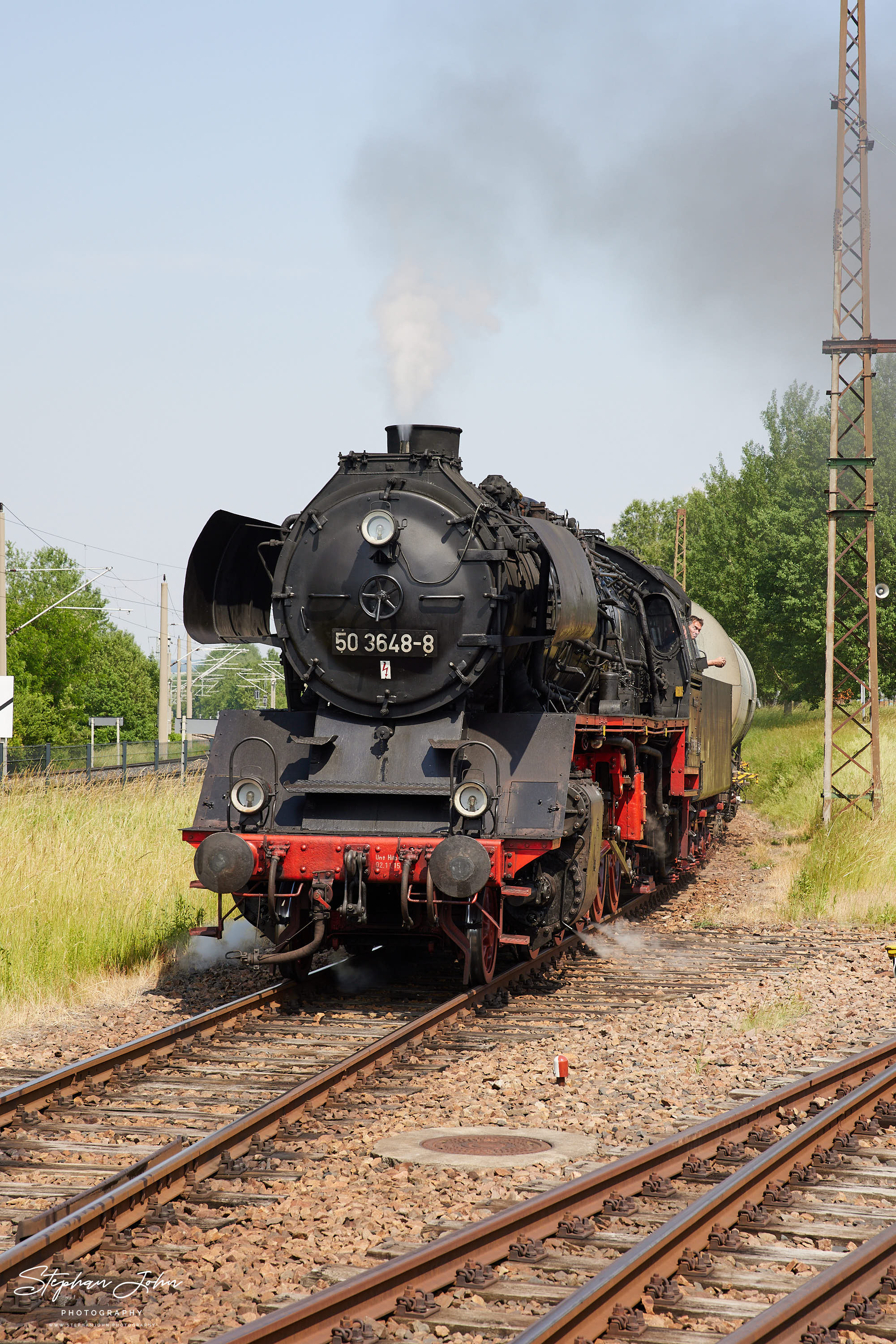 Lok 50 3648 im BW Chemnitz-Hilbersdorf