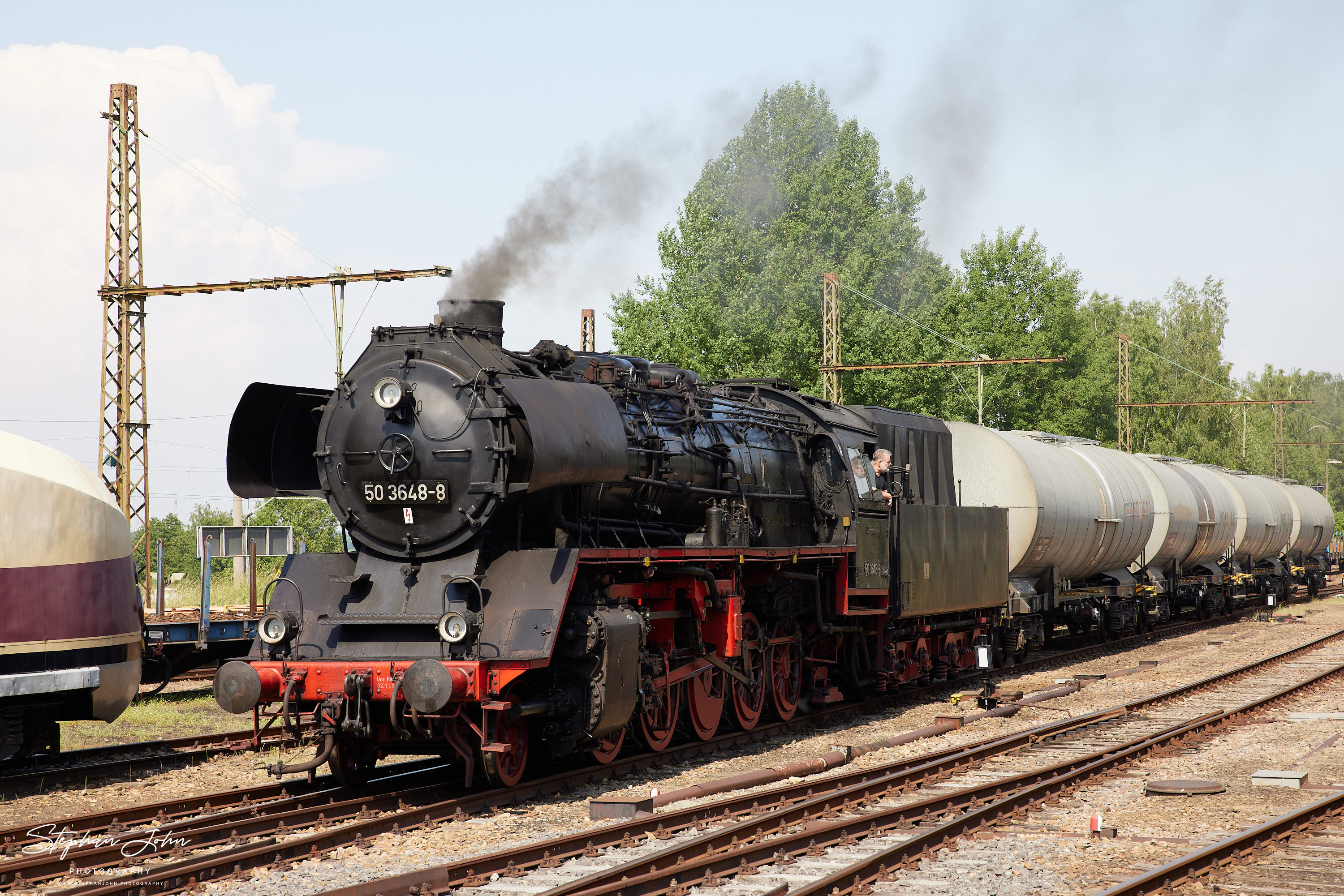 Lok 50 3648 im BW Chemnitz-Hilbersdorf