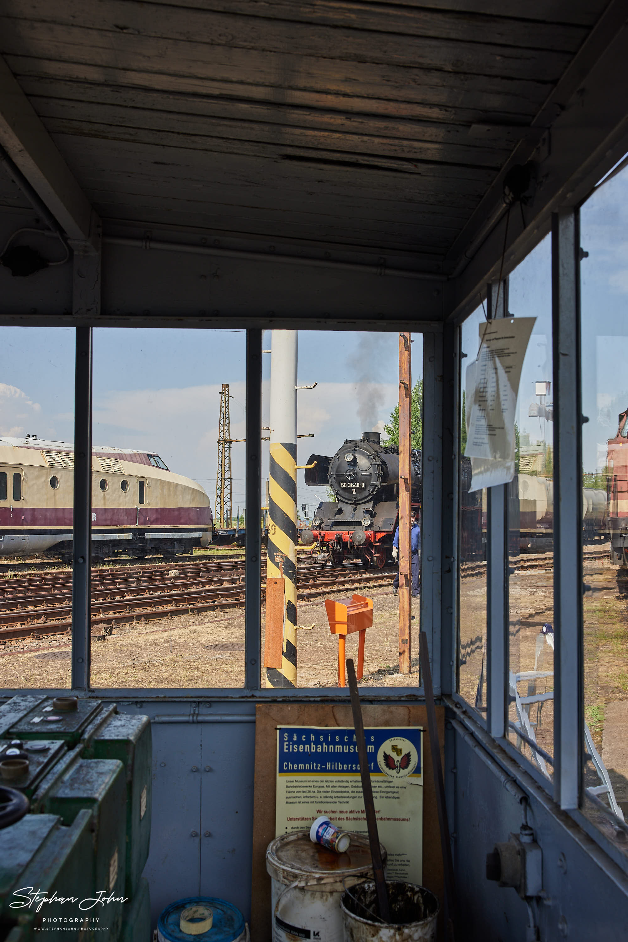 Lok 50 3648 im BW Chemnitz-Hilbersdorf