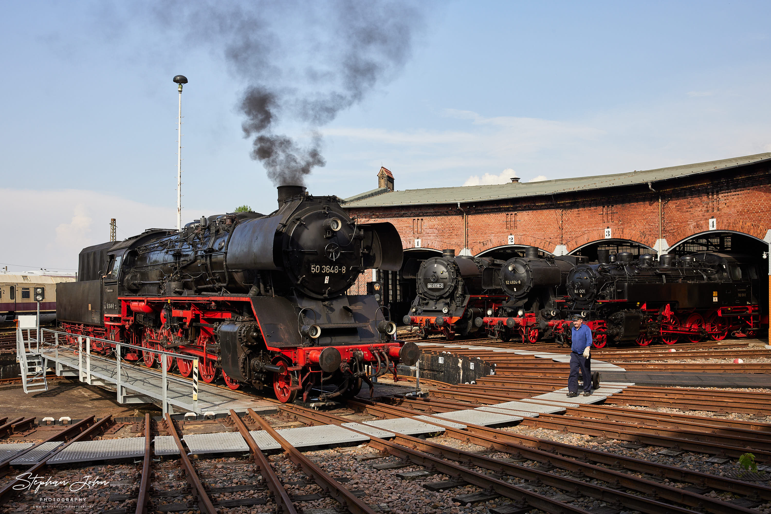 Lok 50 3648 im BW Chemnitz-Hilbersdorf