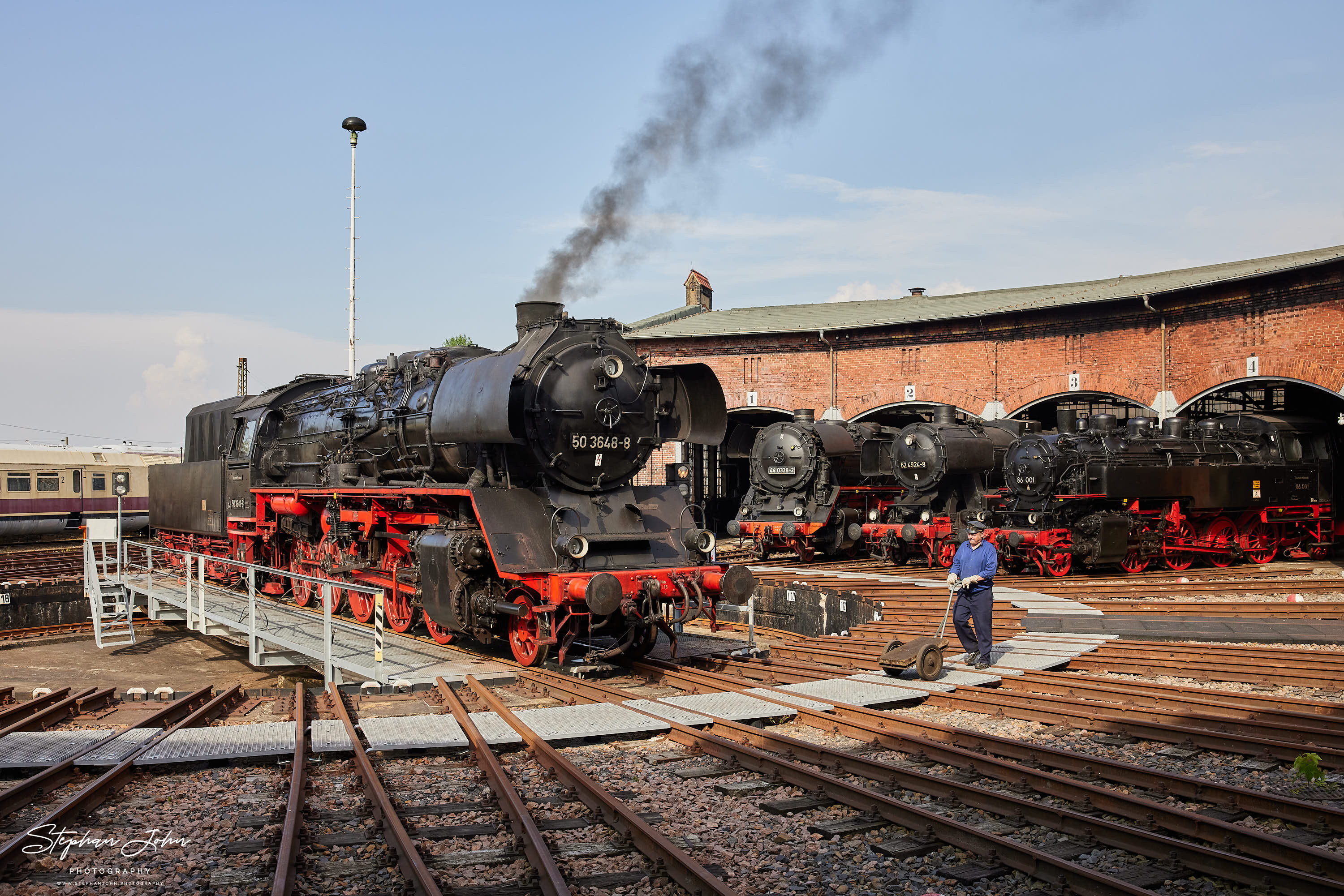 Lok 50 3648 im BW Chemnitz-Hilbersdorf