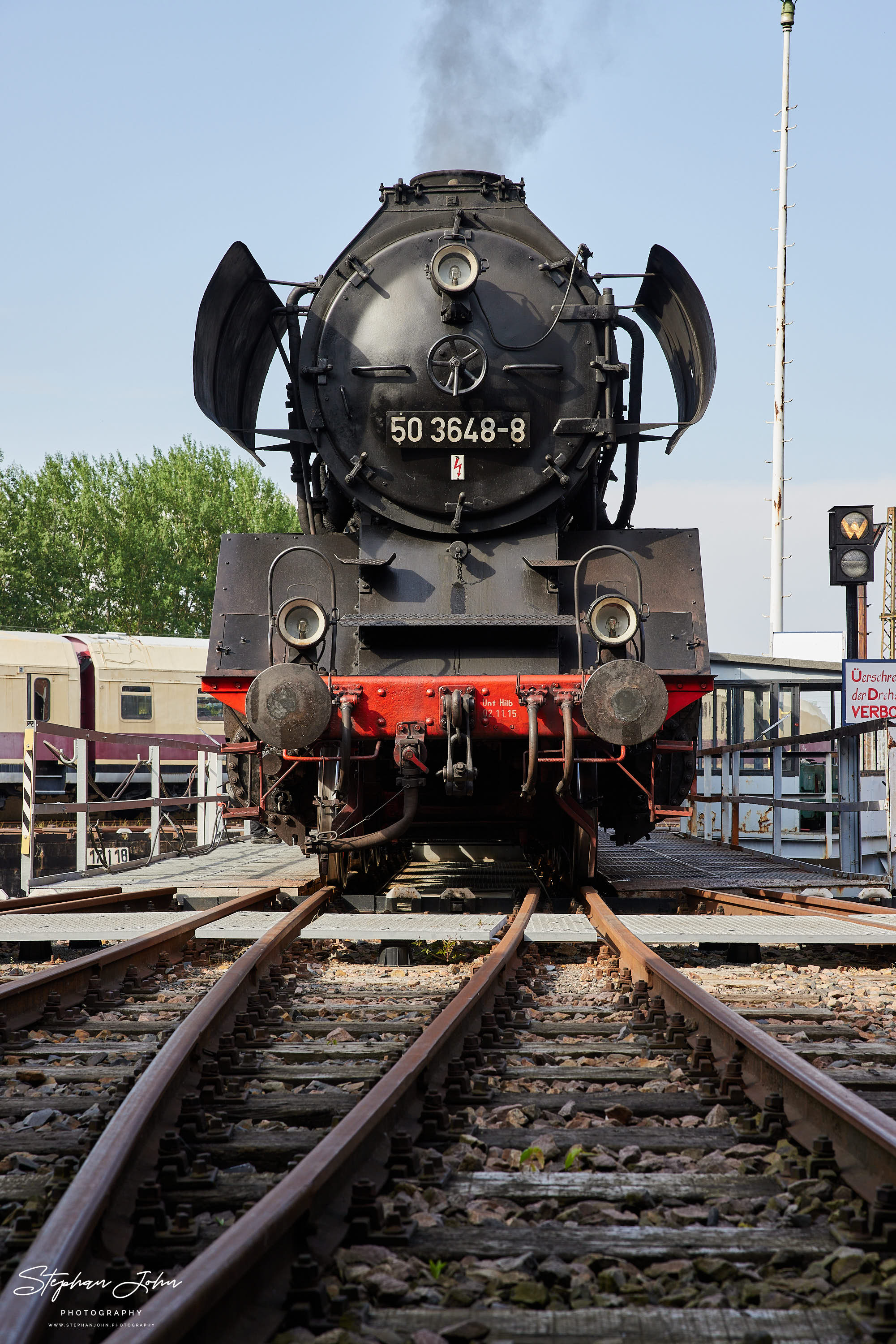 Lok 50 3648 im BW Chemnitz-Hilbersdorf