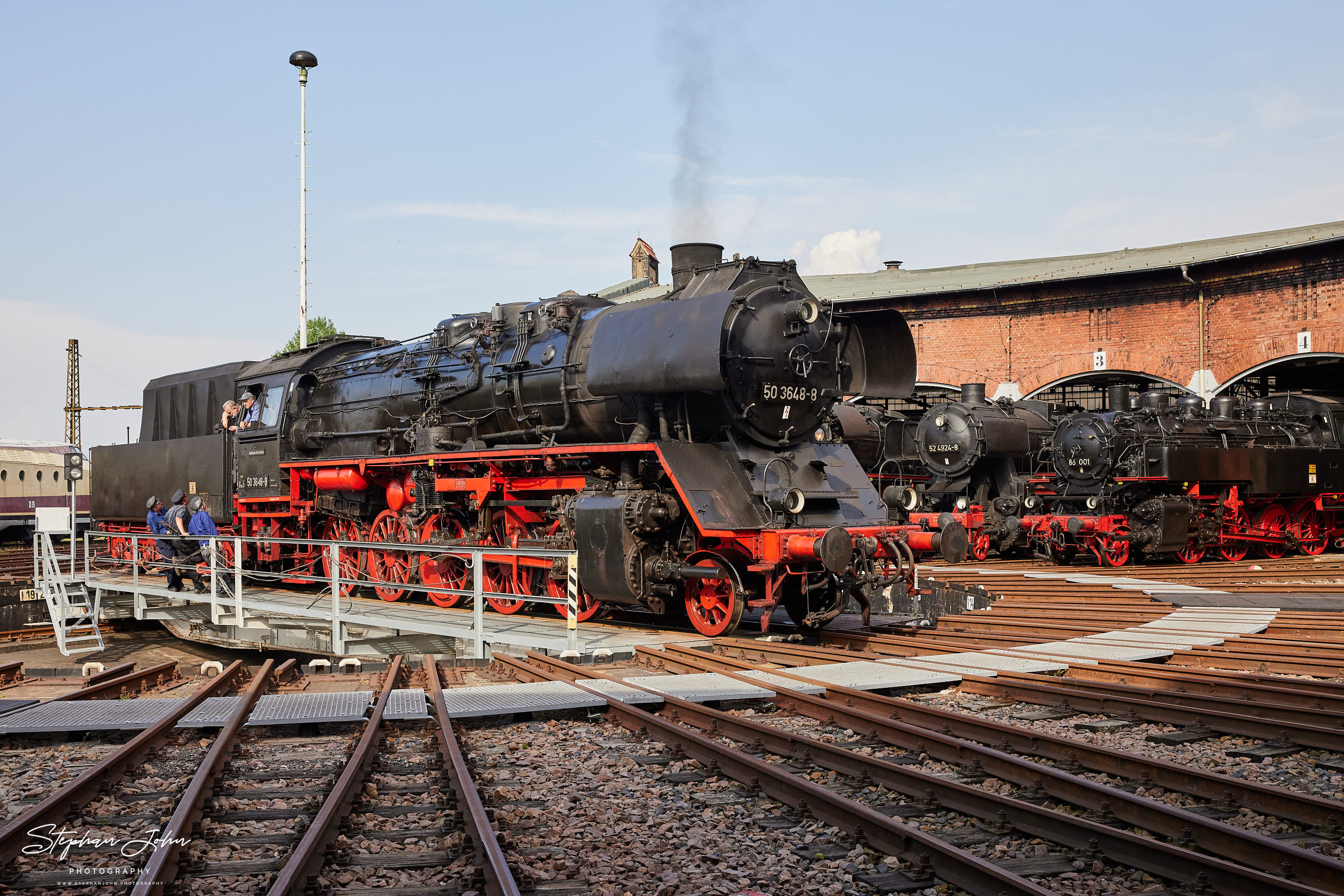 Lok 50 3648 im BW Chemnitz-Hilbersdorf