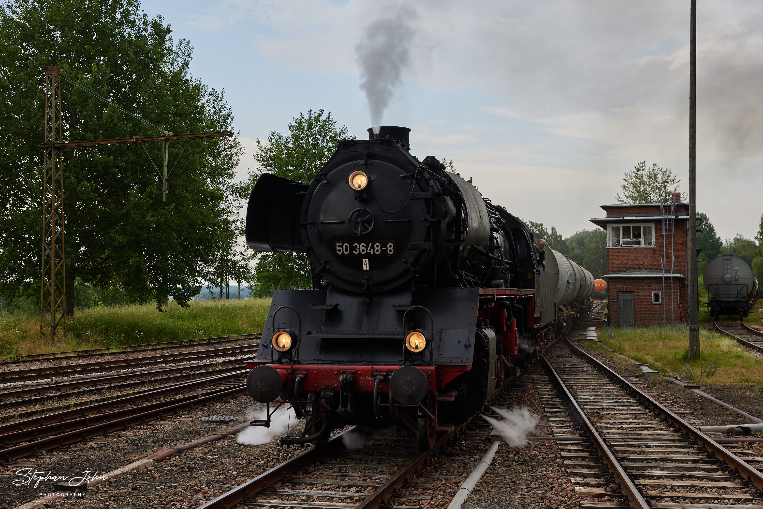 Lok 50 3648 im BW Chemnitz-Hilbersdorf