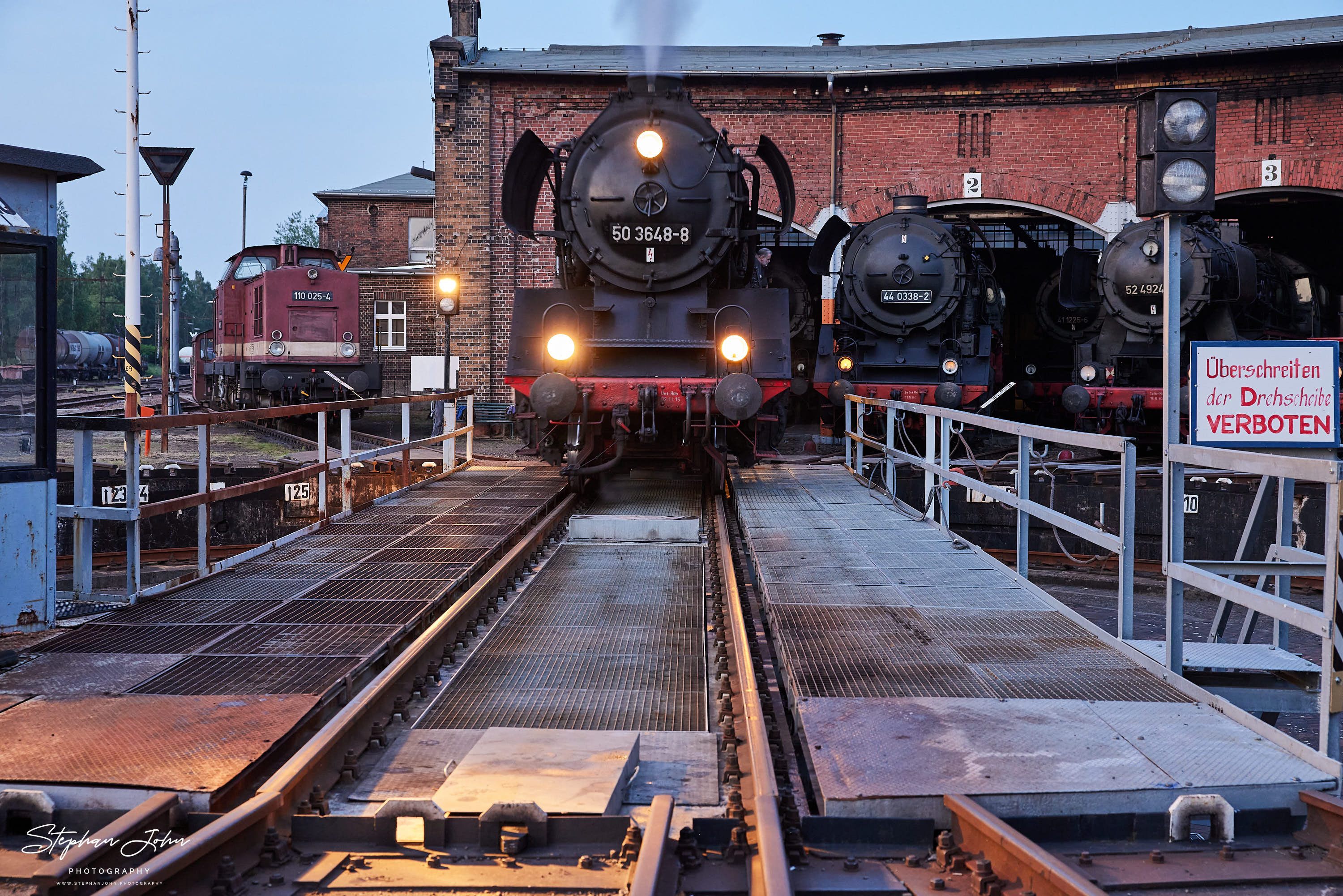 Lok 50 3648 im BW Chemnitz-Hilbersdorf