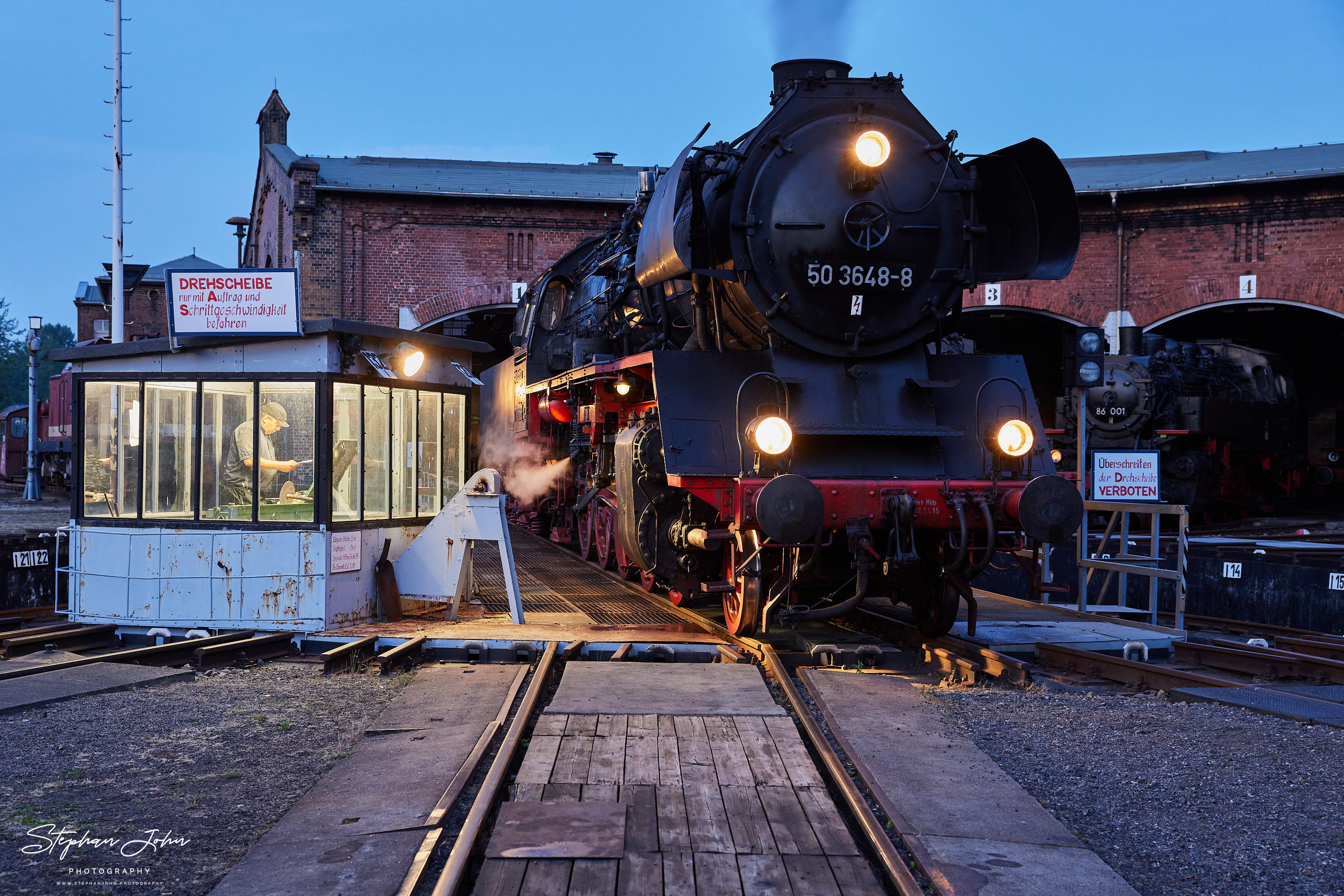 Lok 50 3648 im BW Chemnitz-Hilbersdorf