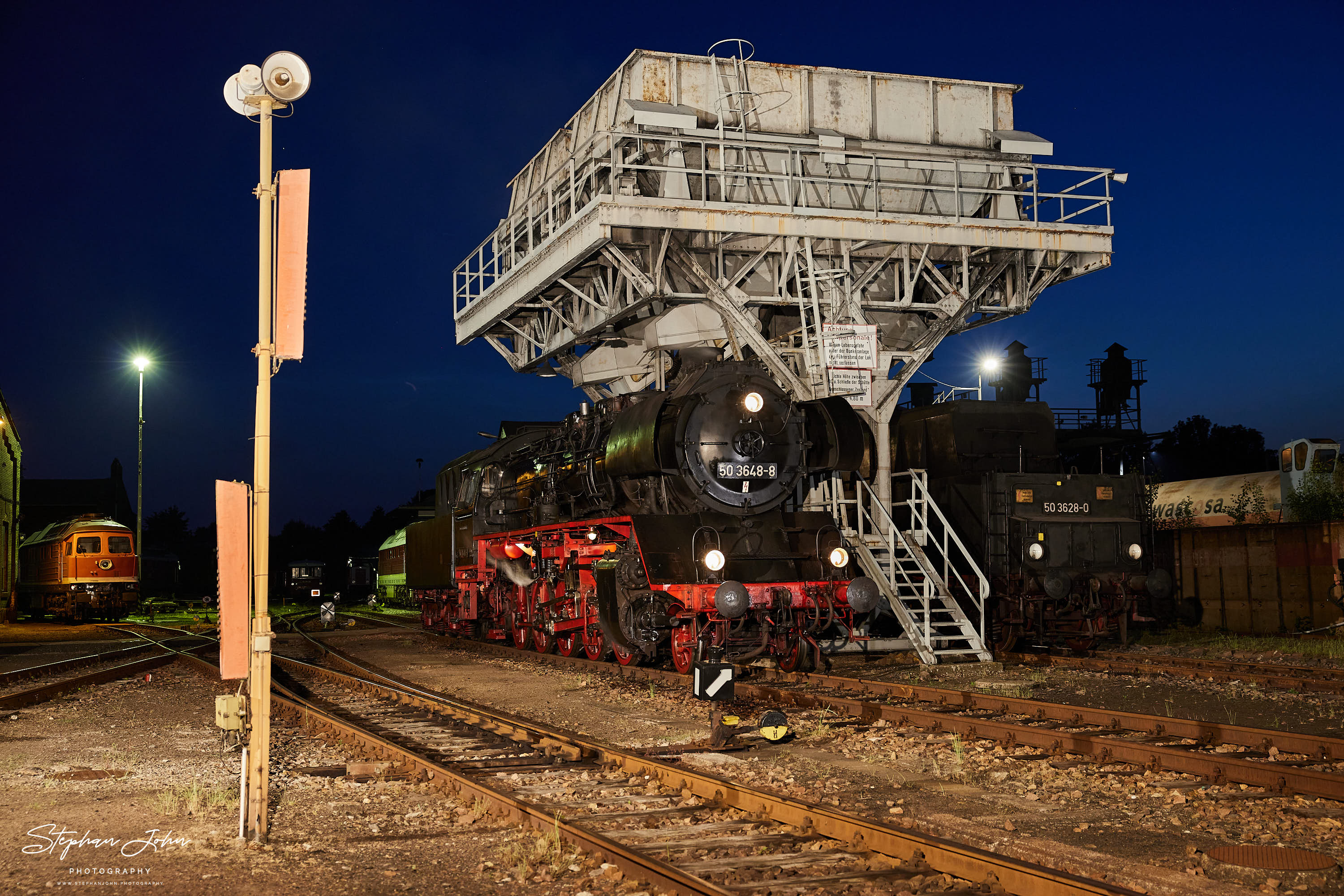 Lok 50 3648 im BW Chemnitz-Hilbersdorf