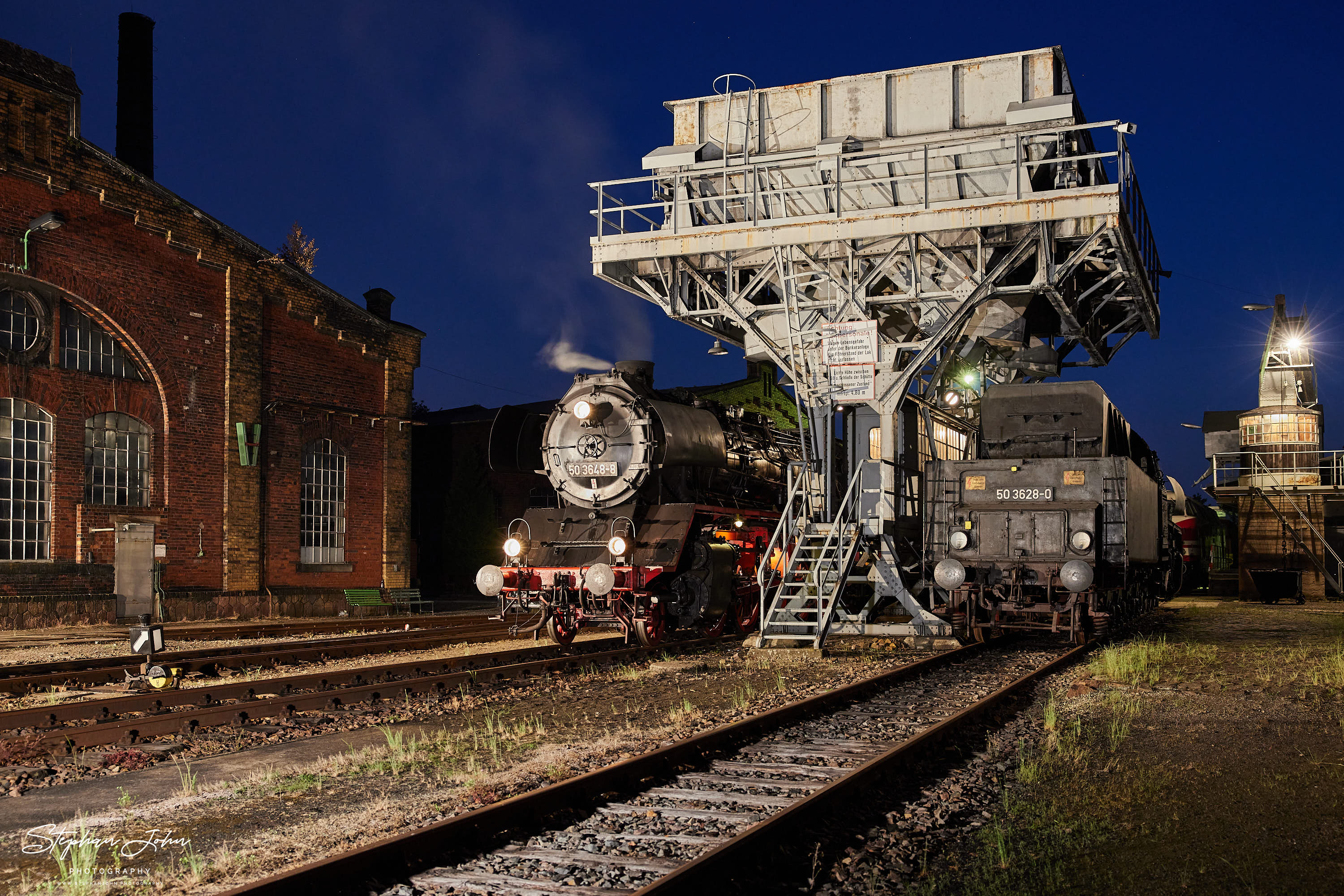 Lok 50 3648 im BW Chemnitz-Hilbersdorf