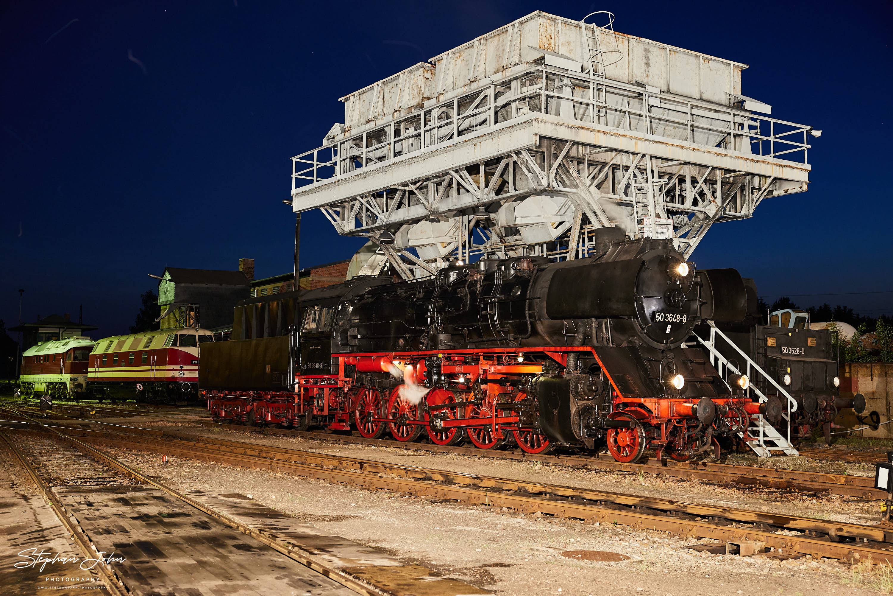 Lok 50 3648 im BW Chemnitz-Hilbersdorf