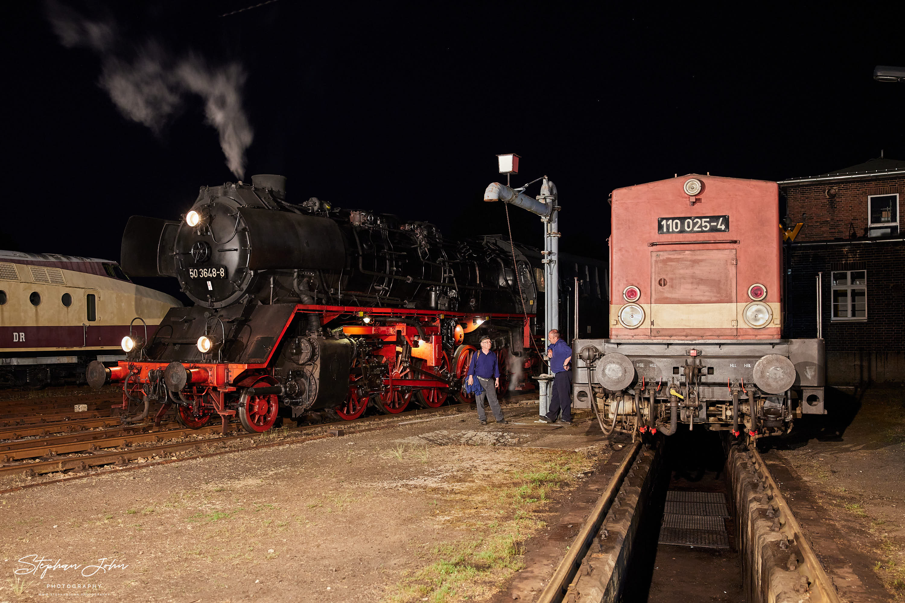 Lok 50 3648 im BW Chemnitz-Hilbersdorf