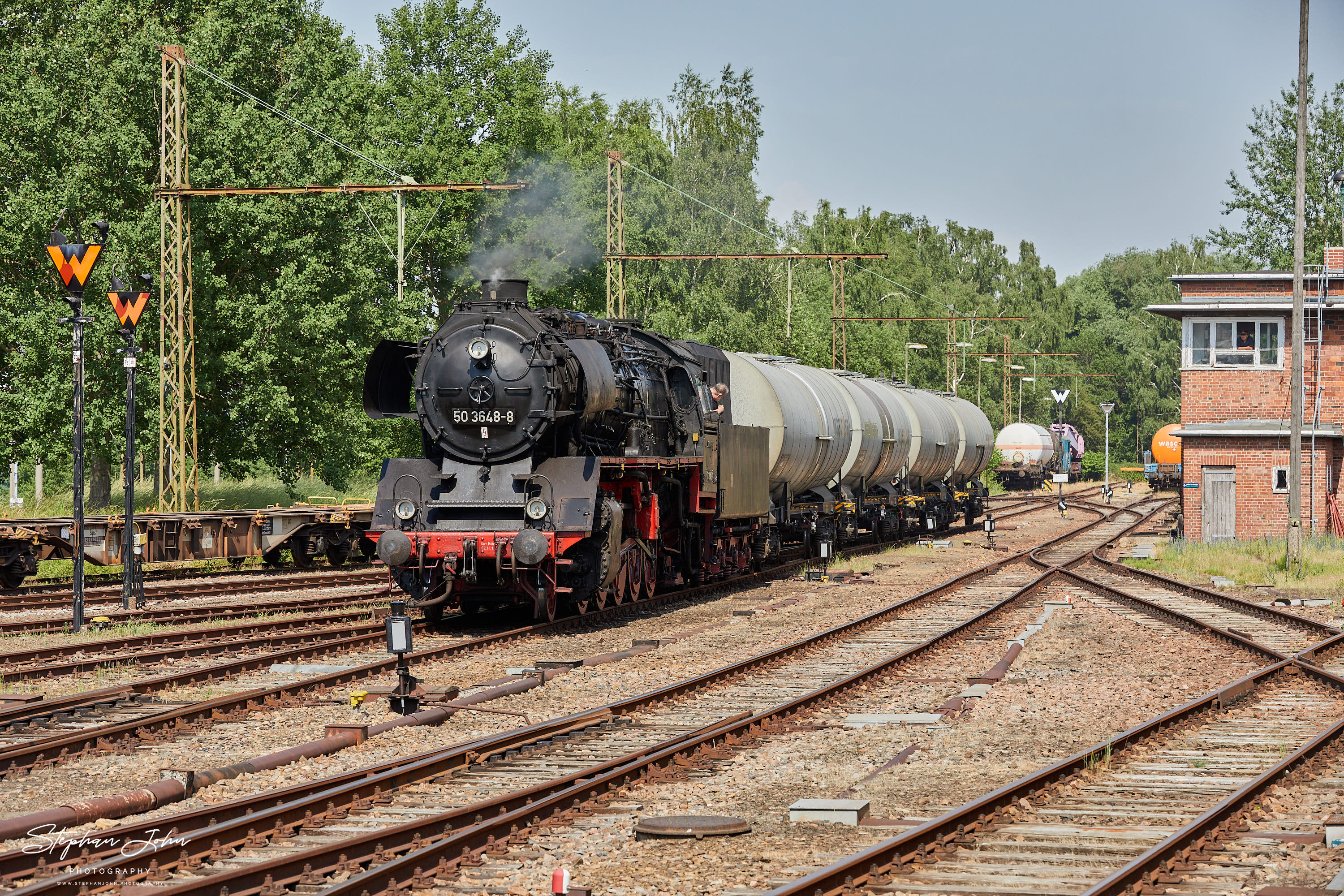 Lok 50 3648 im BW Chemnitz-Hilbersdorf