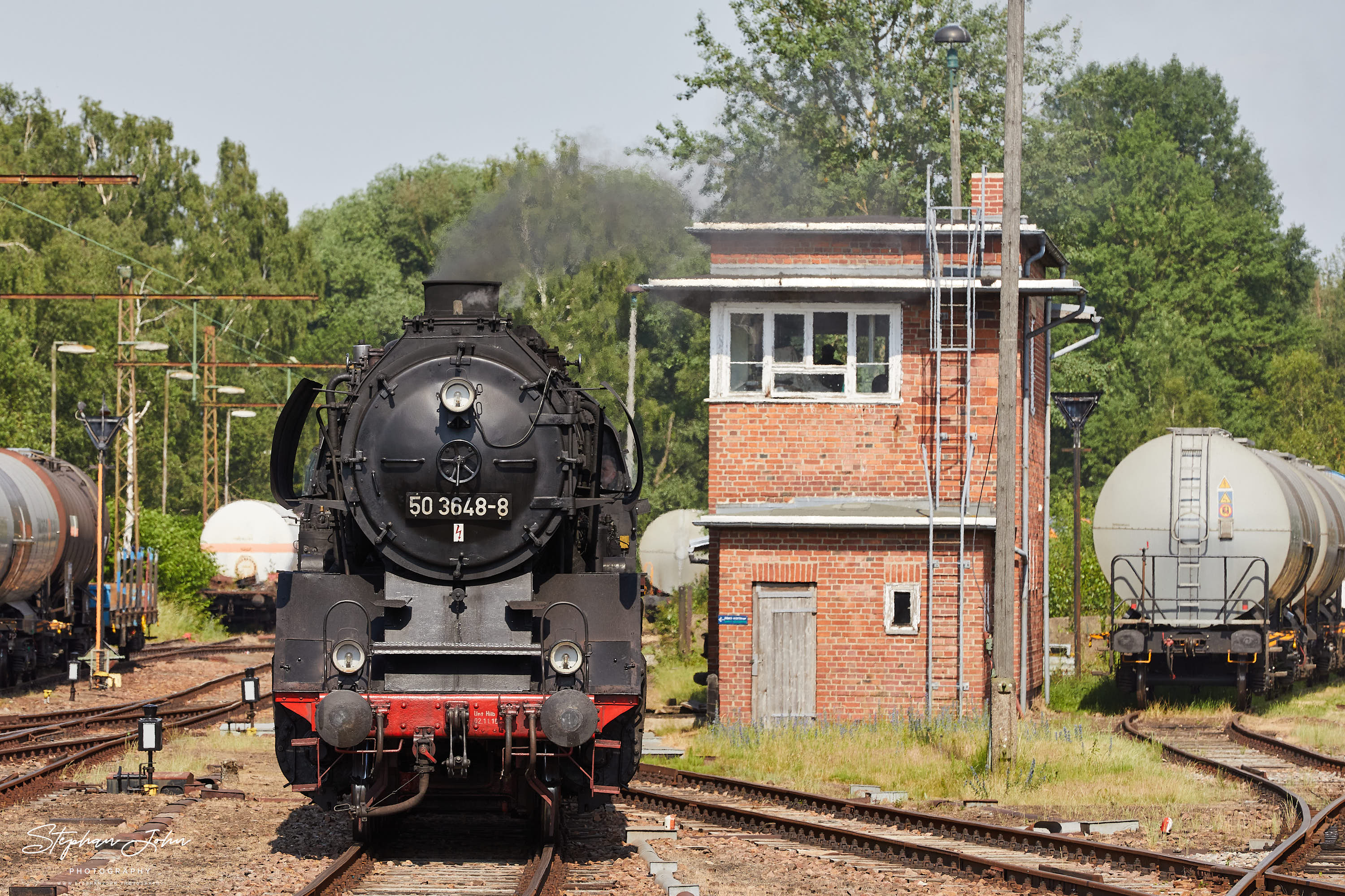 Lok 50 3648 im BW Chemnitz-Hilbersdorf