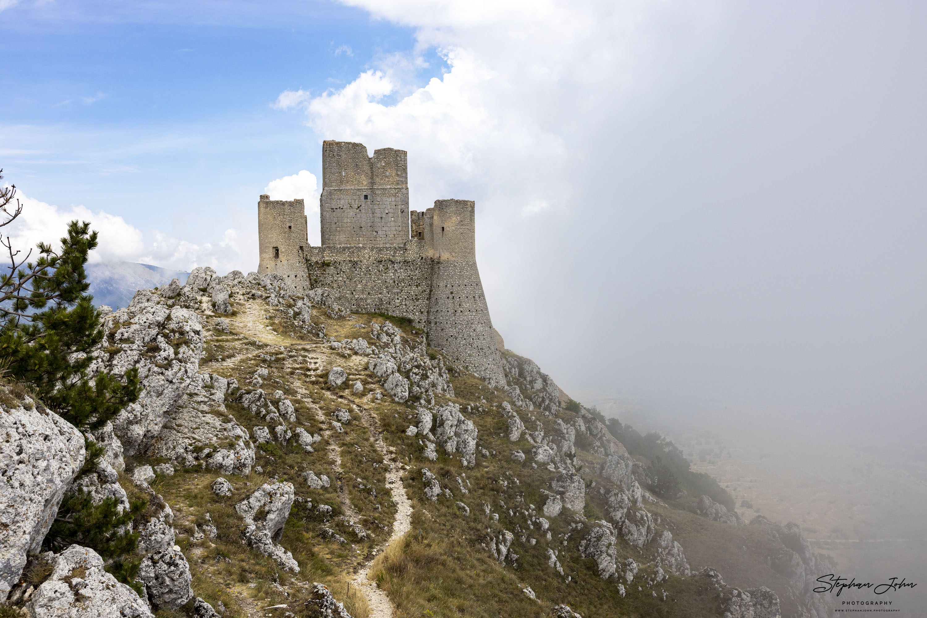 Burgruine Rocca Calascio bei Calascio in den Abruzzen