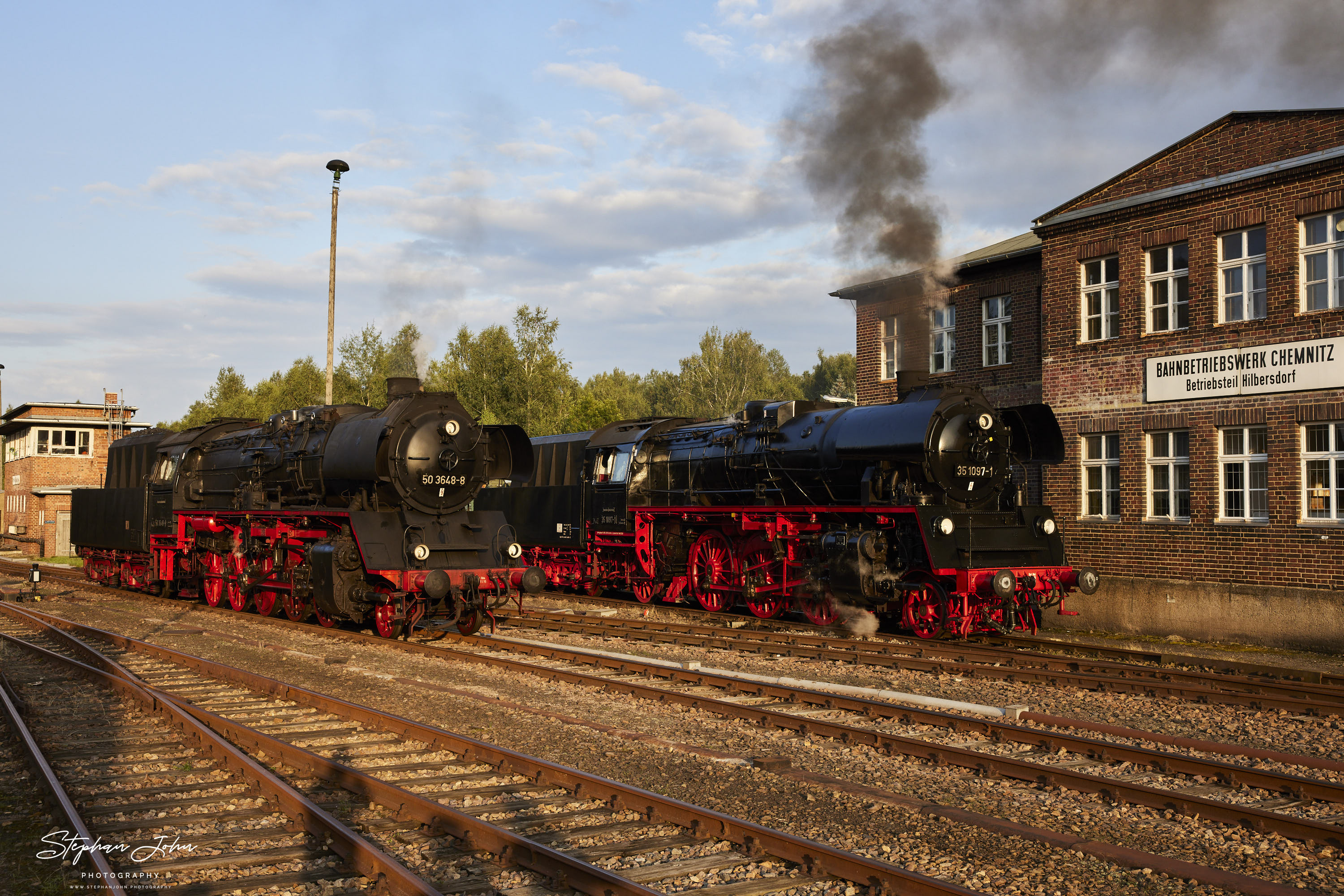 Dampftage im Eisenbahnmuseum Chemnitz Hilbersdorf