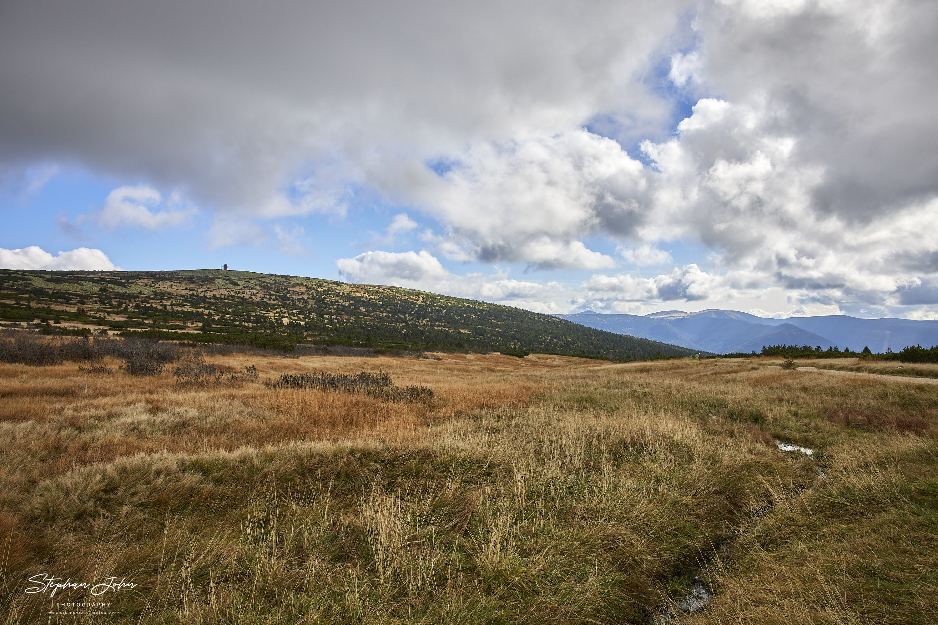 Blick von der Elbquelle in Richtung Vysoká pláň