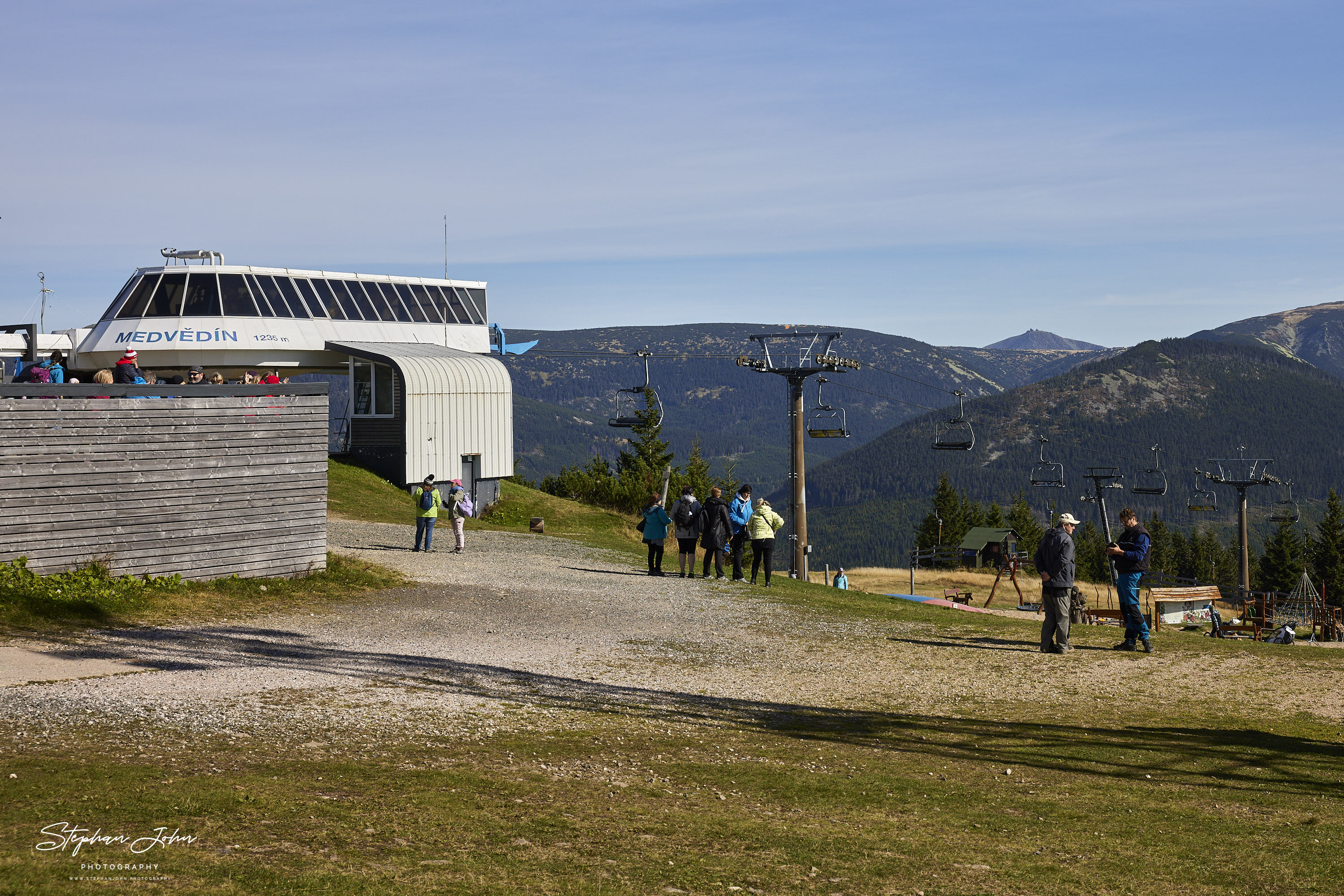 Auf dem Medvědín - der Hausberg von Spindlermühle im Riesengebirge