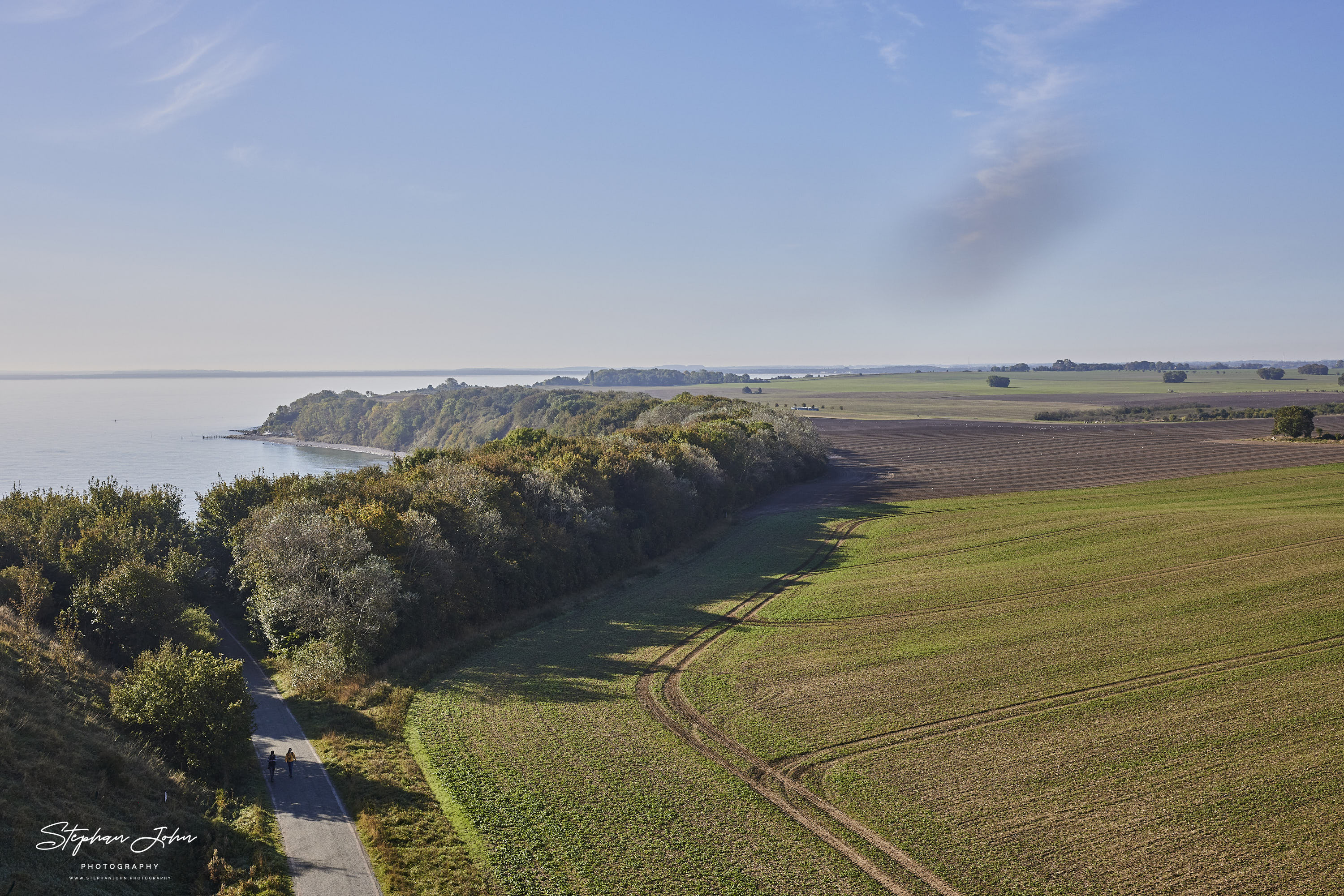 Blick in Richtung des kleinen Fischerdorfes Vitt