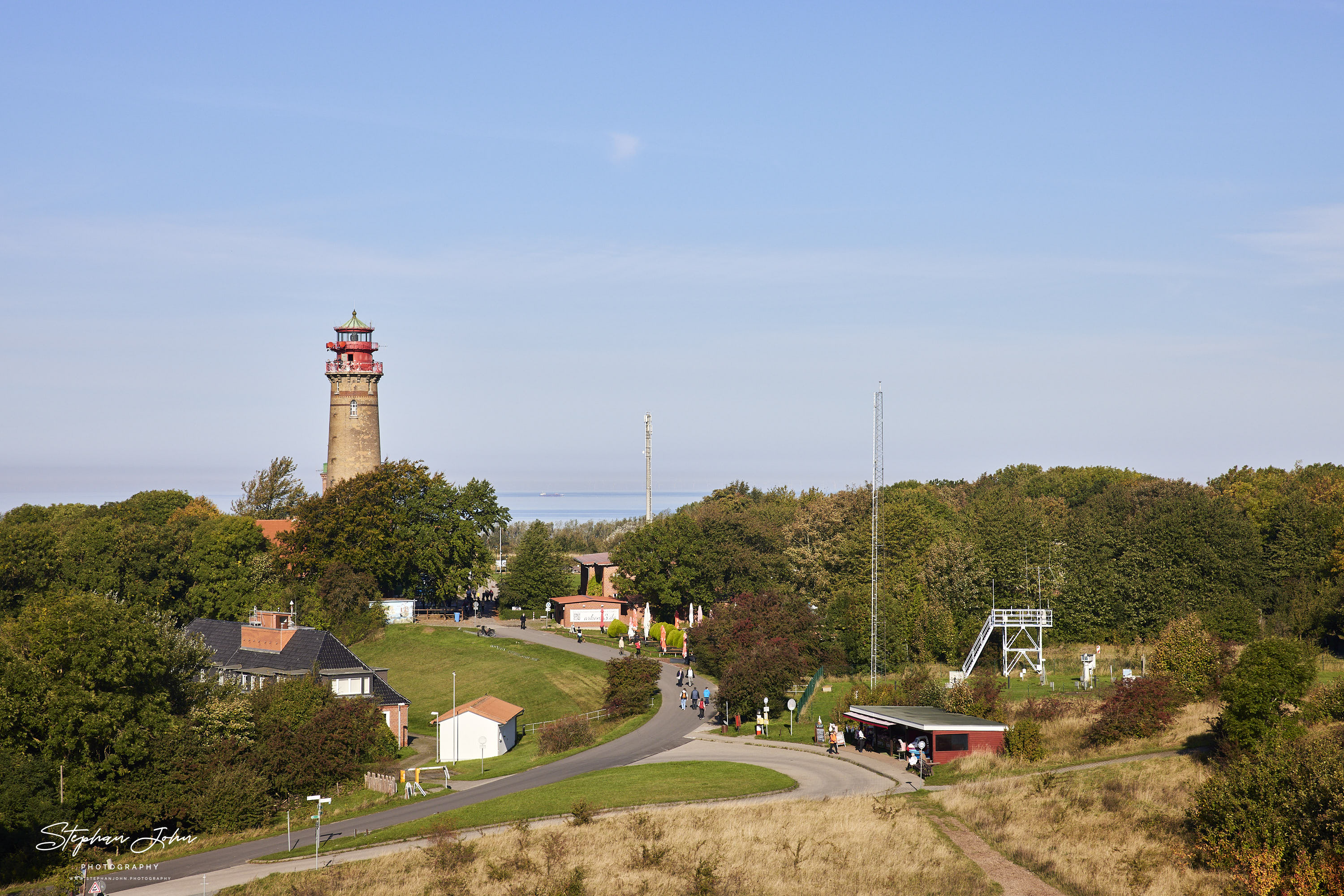 Blick auf die Leuchttürme von Kap Arkona