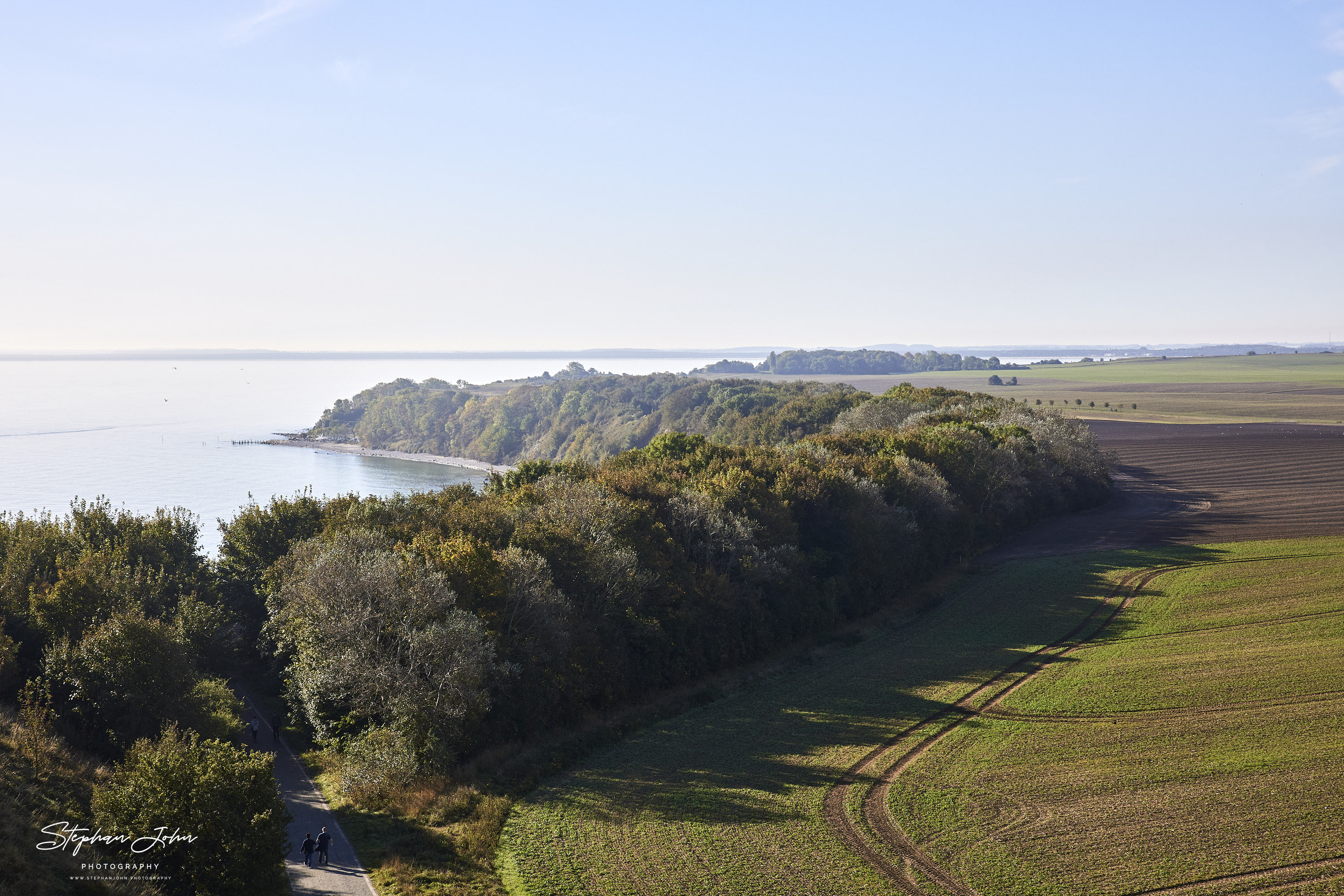 Blick in Richtung des kleinen Fischerdorfes Vitt