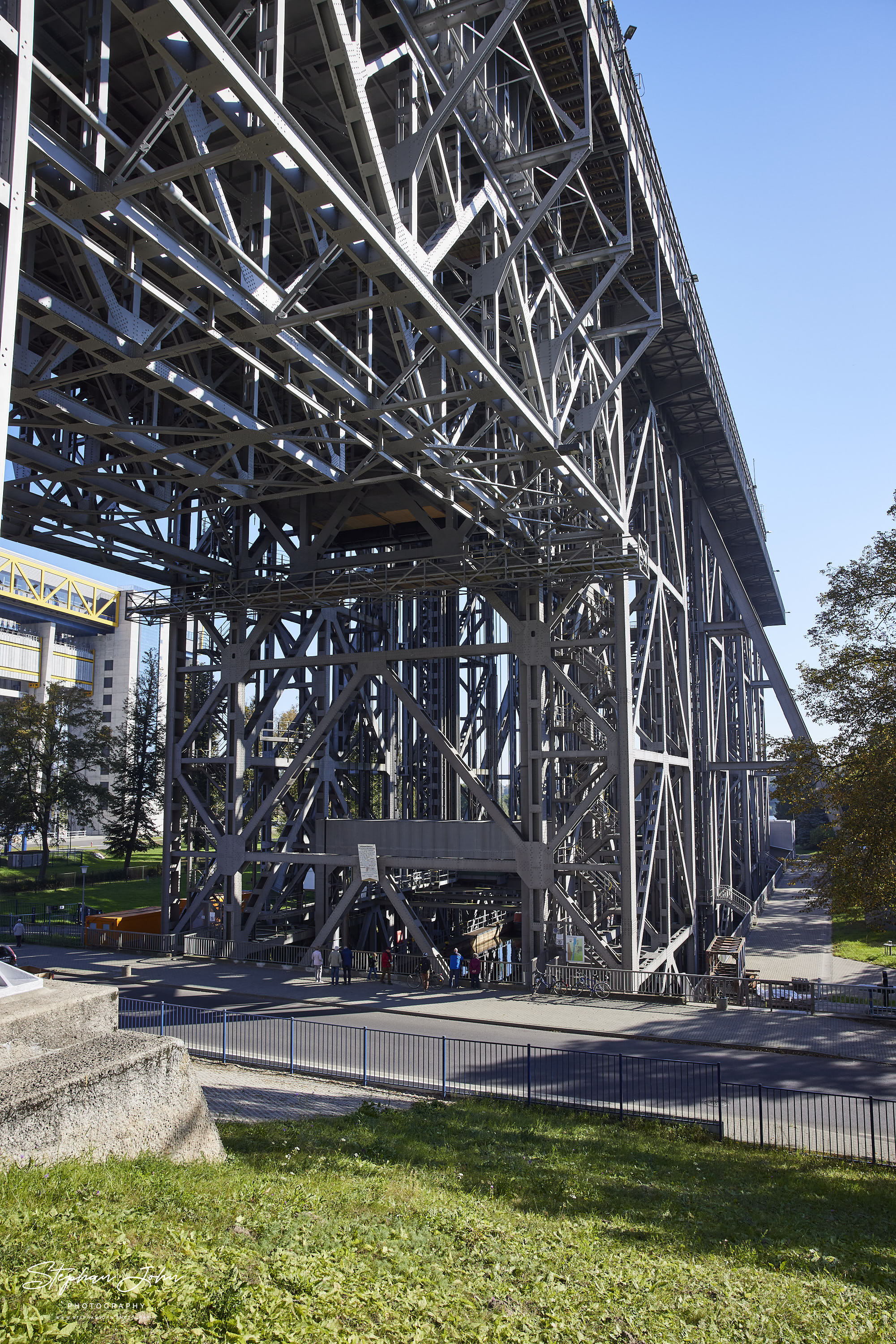 Das alte Schiffshebewerk mit Kanalbrücke