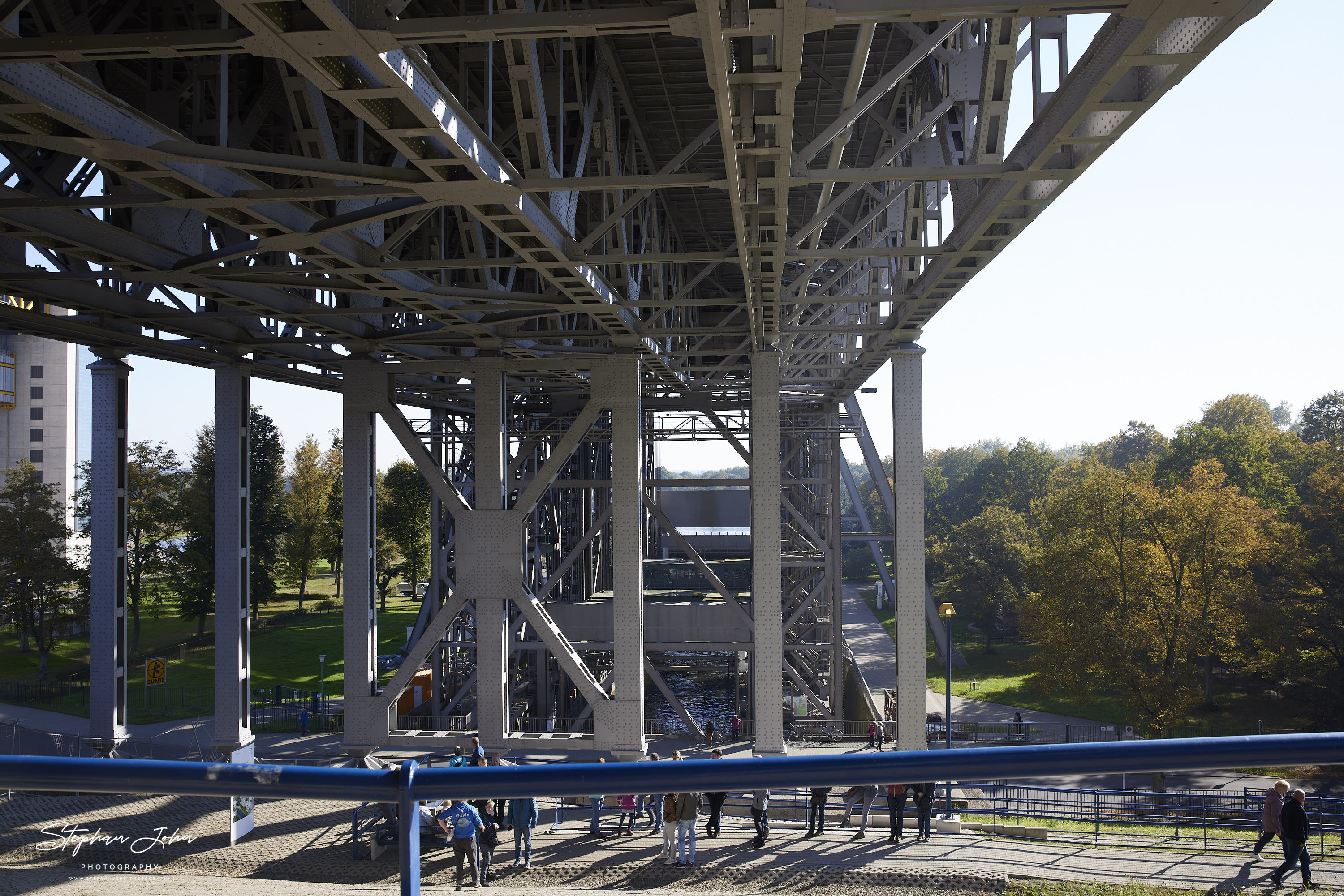 Das alte Schiffshebewerk mit Kanalbrücke