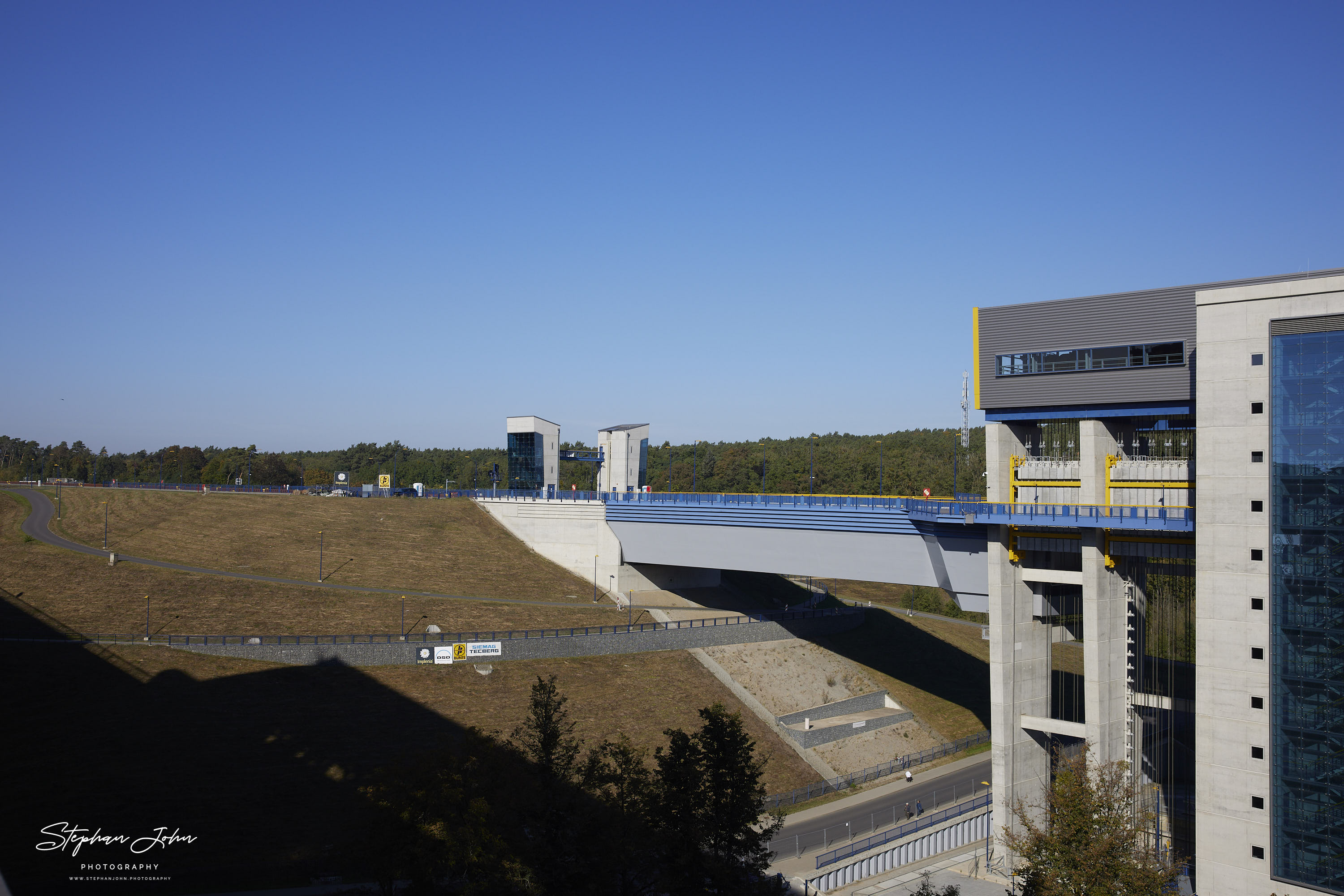 Das neue Schiffshebewerk oder auch Schiffshebewerk Nord