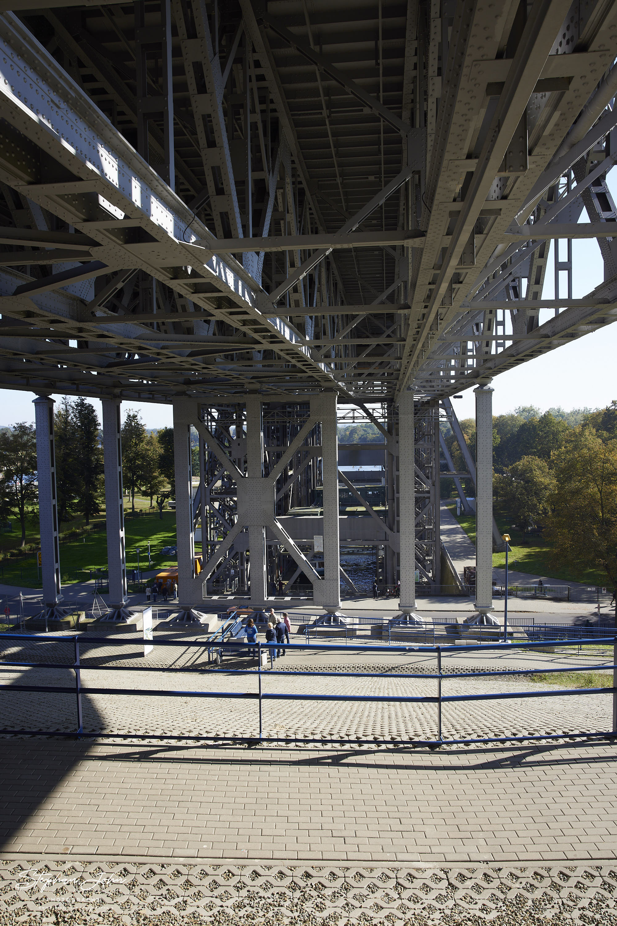 Das alte Schiffshebewerk mit Kanalbrücke